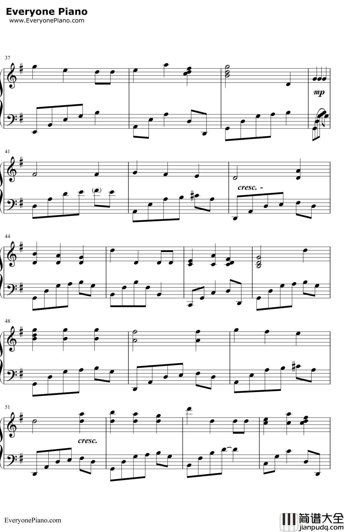 圣诞歌曲钢琴谱_英国童声合唱团_WeWishYouAMerryChristmas