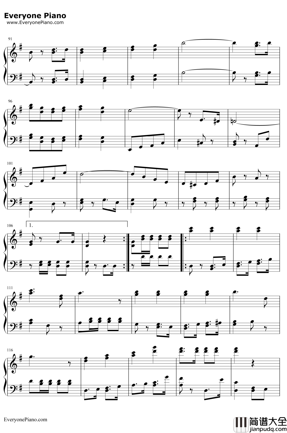 旧友进行曲钢琴谱__卡尔·泰克