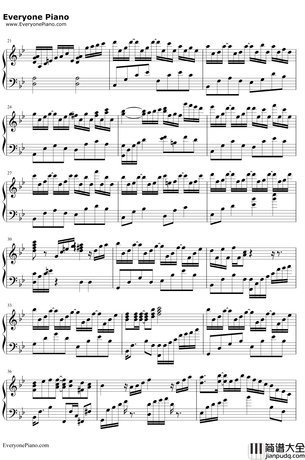 没有出口的迷宫钢琴谱__V.K克