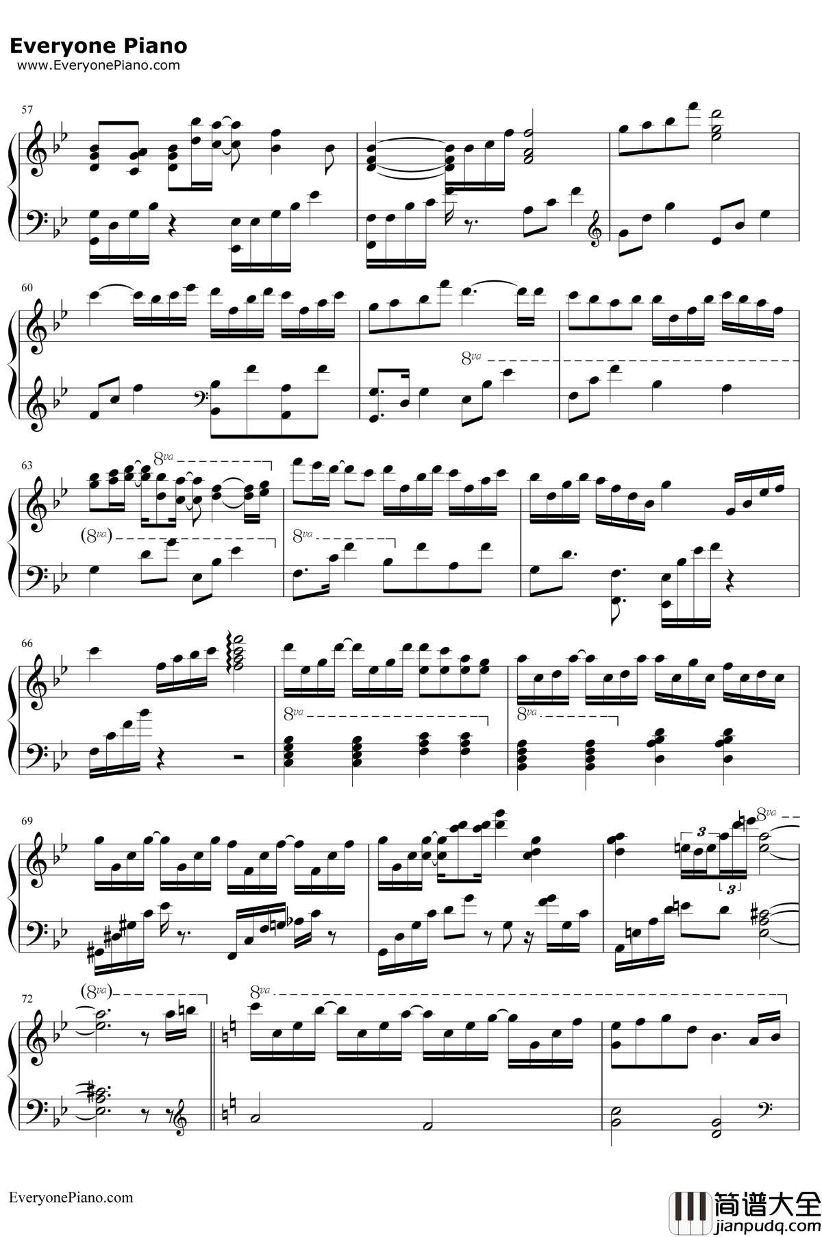 没有出口的迷宫钢琴谱__V.K克