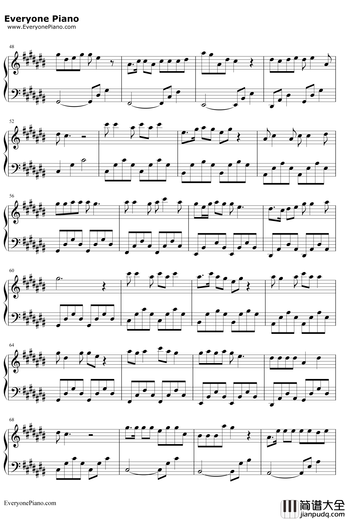 感觉自己是巨星钢琴谱_毛不易_卧底巨星推广曲