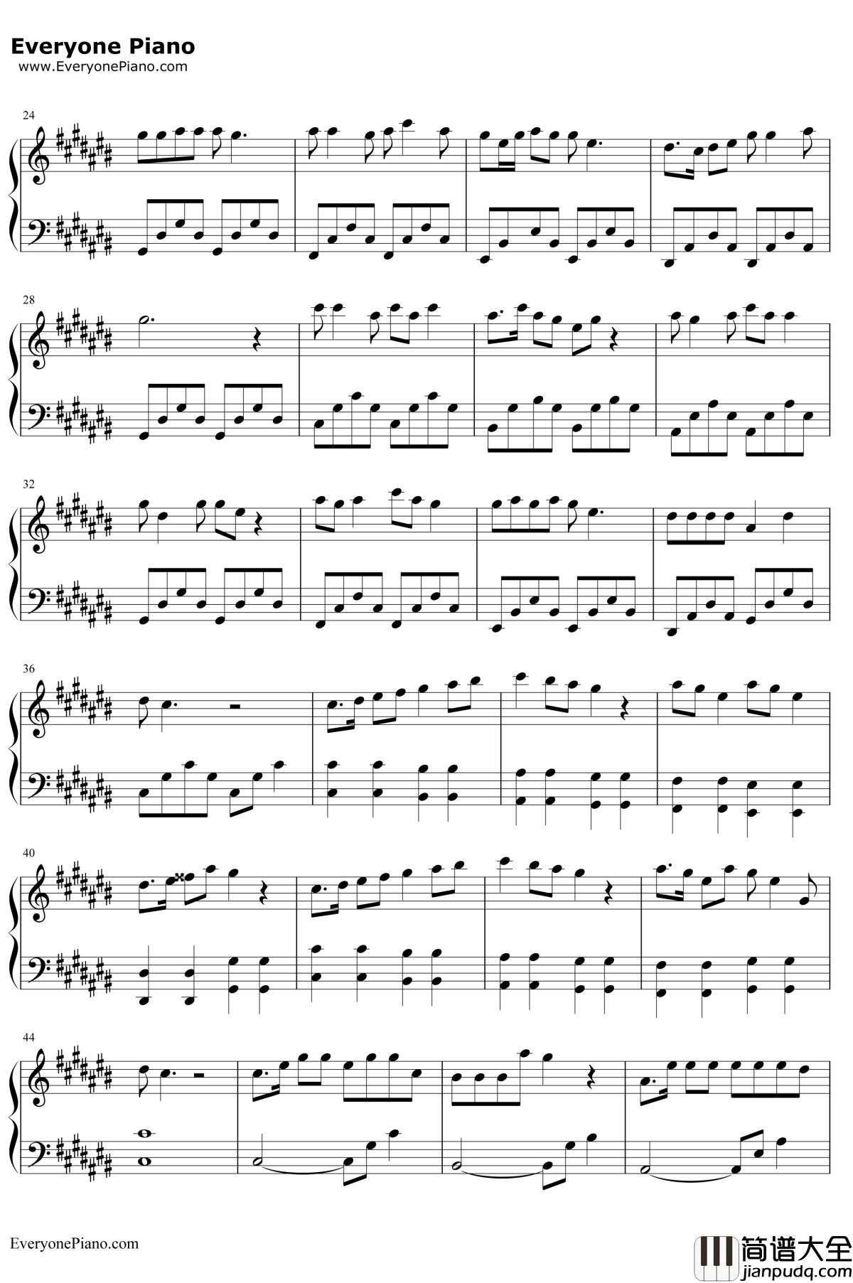 感觉自己是巨星钢琴谱_毛不易_卧底巨星推广曲