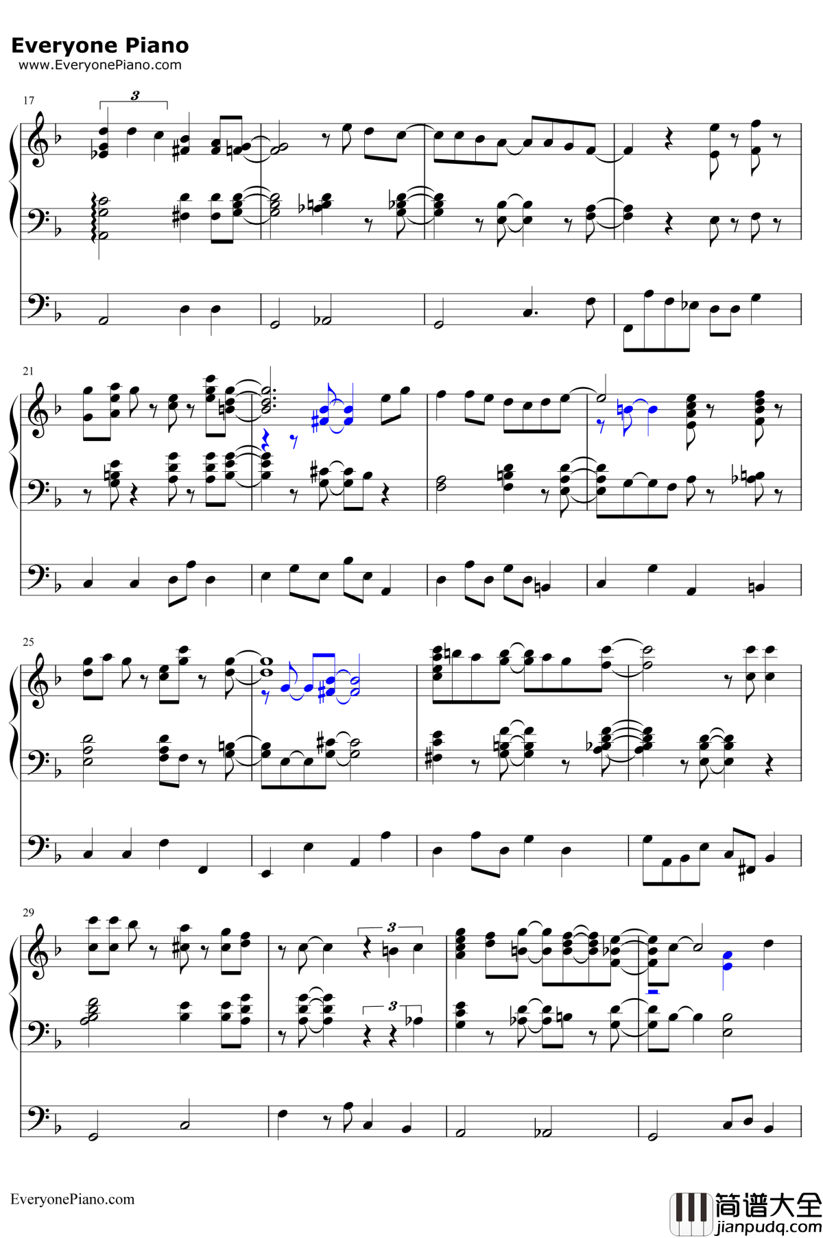 Let_It_Snow_Let_It_Snow_Let_It_Snow钢琴谱_BeegieAdair