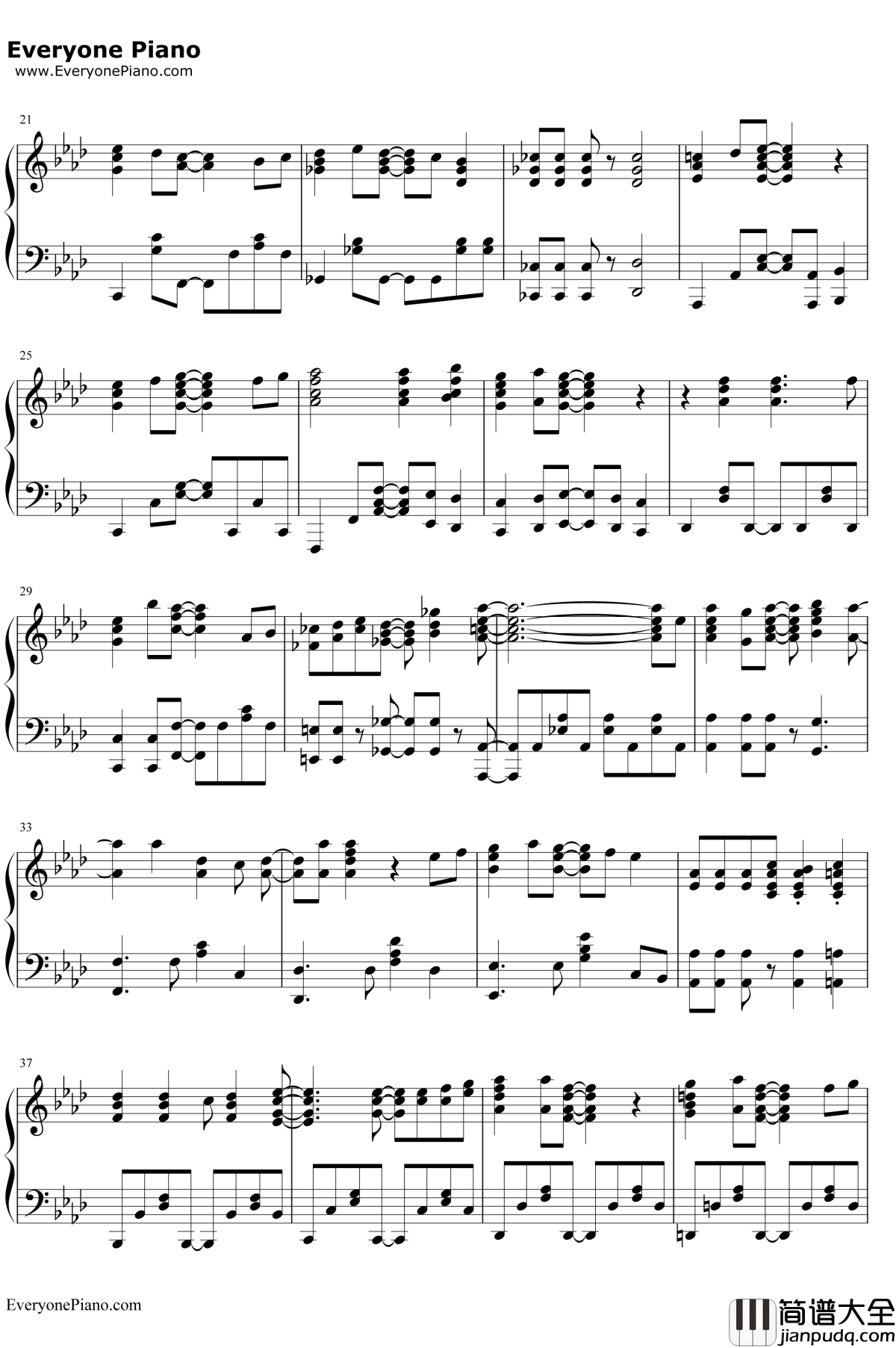 未来の僕らは知ってるよ钢琴谱_Aqours_LoveLiveSunshine第二季OP