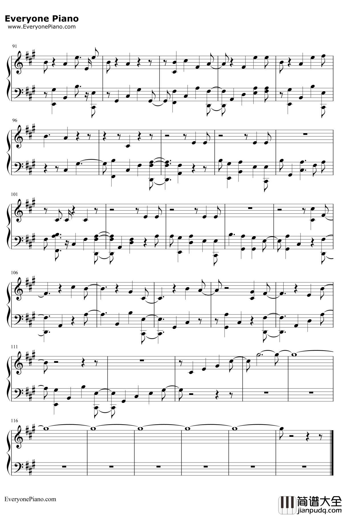 So_Far_Away钢琴谱_MartinGarrixDavidGuetta