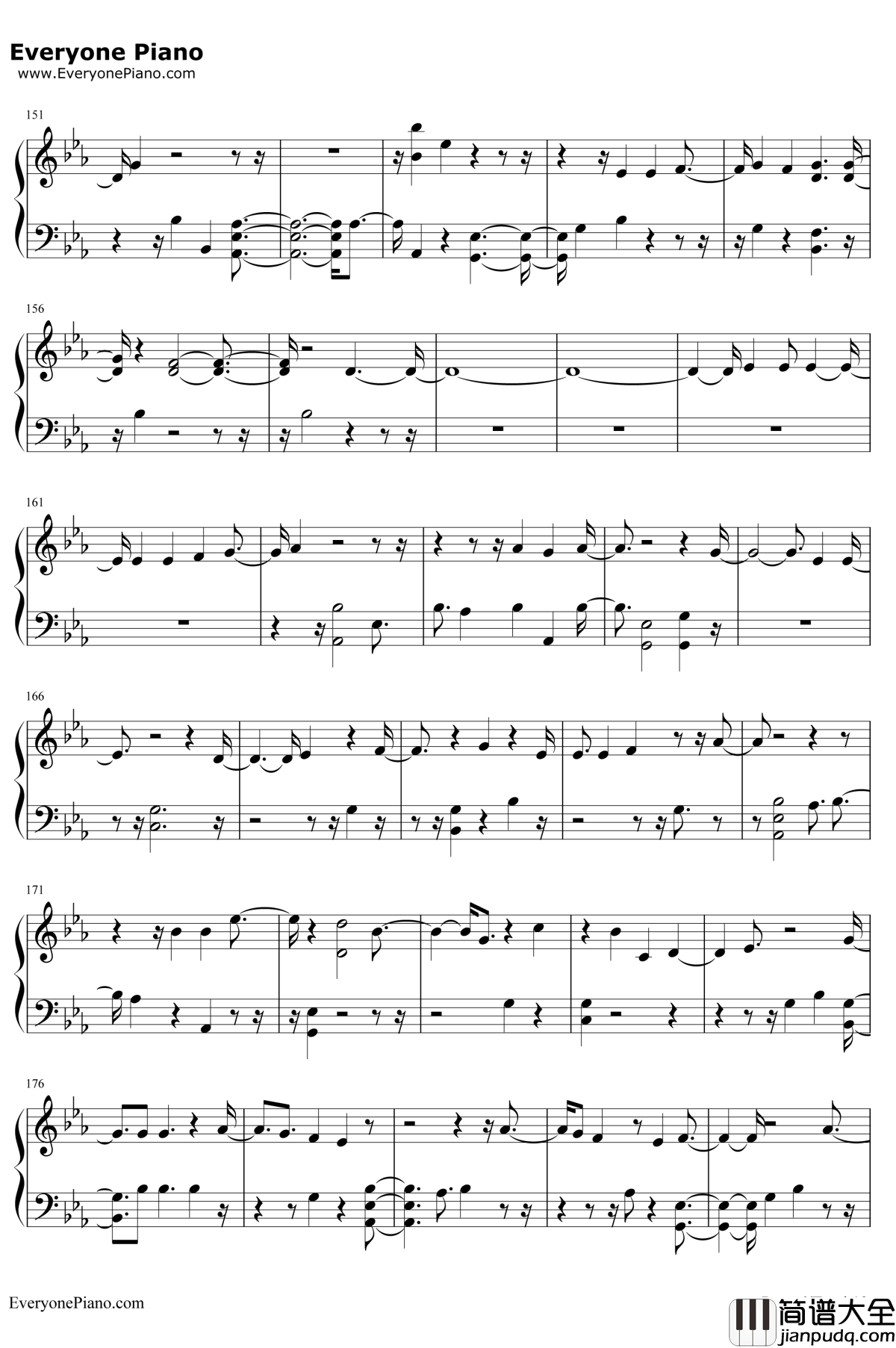 Crystal_Snow钢琴谱_防弹少年团