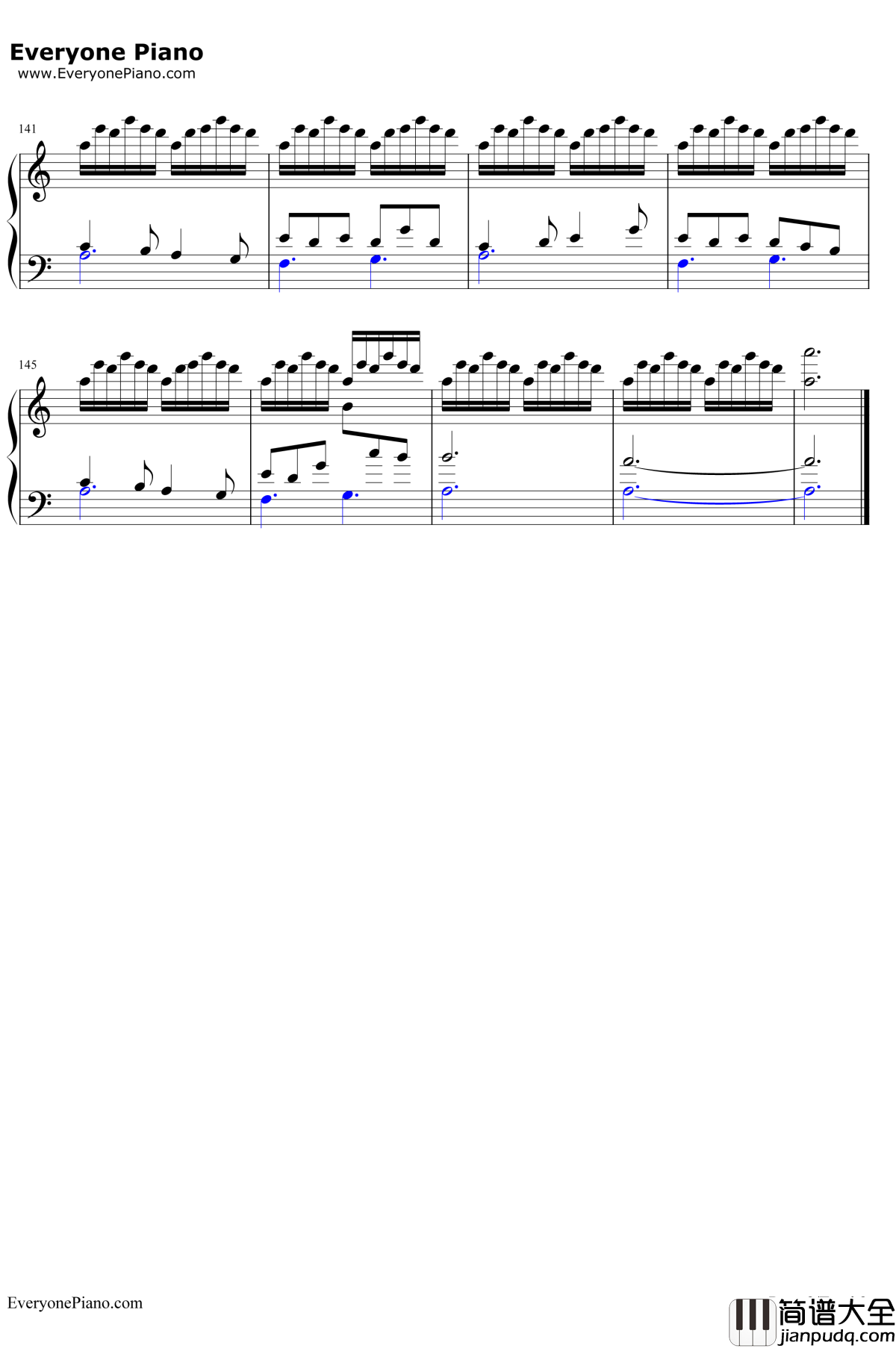 幻之尽钢琴谱_鲜远_孤月华章第五章