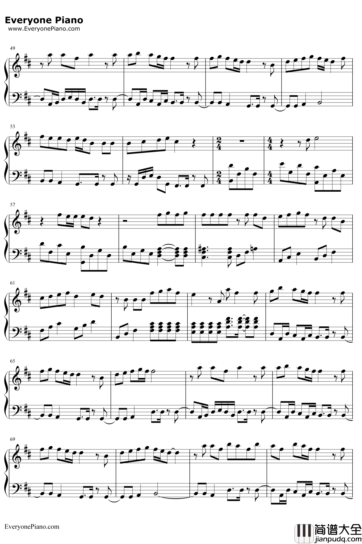 第一次爱的人钢琴谱__王心凌