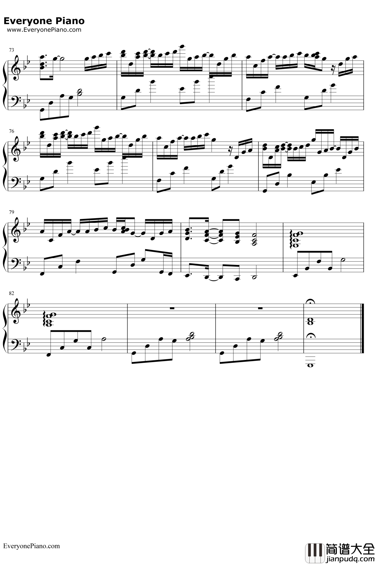 手纸钢琴谱__西村由纪江