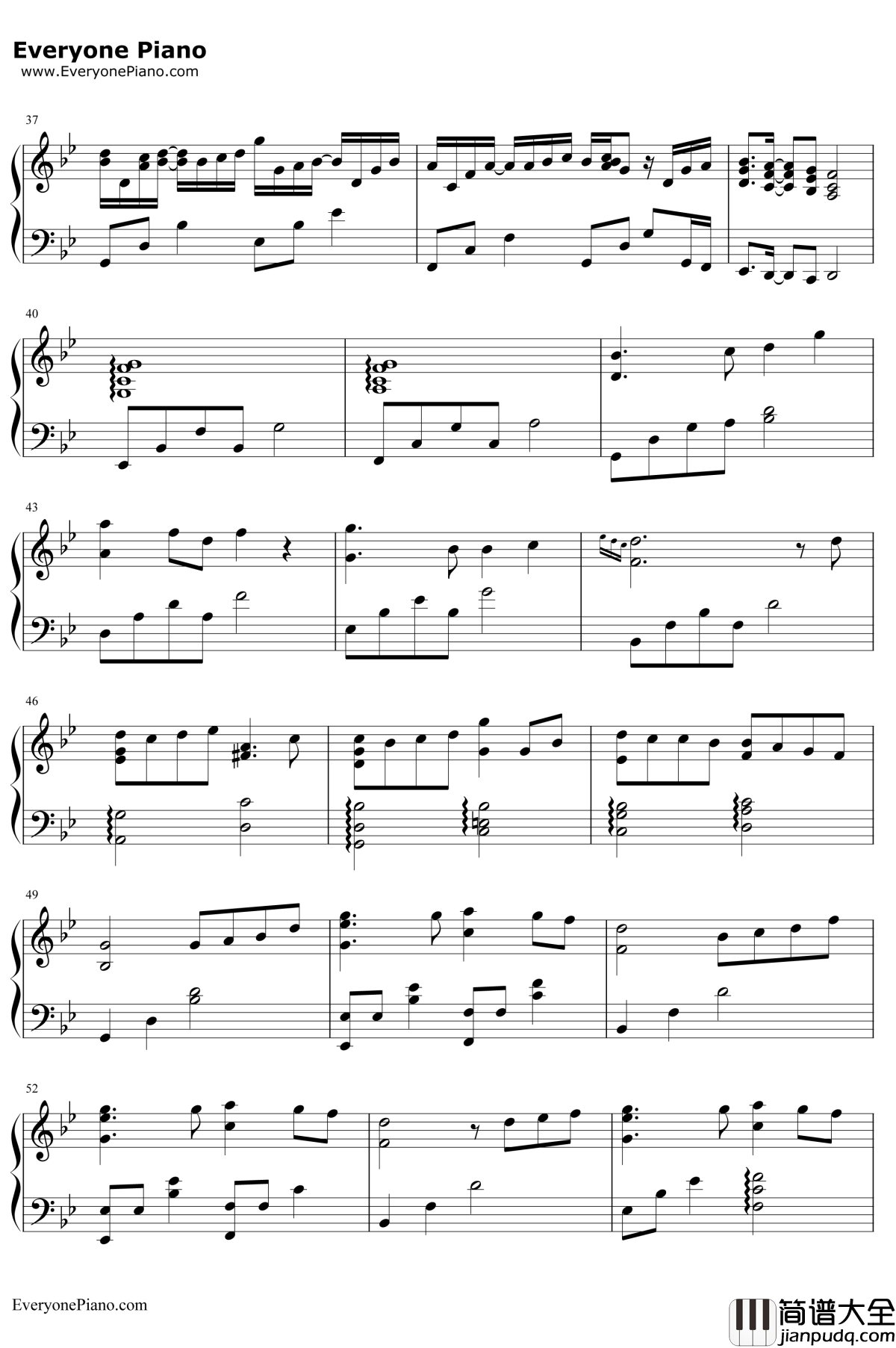 手纸钢琴谱__西村由纪江