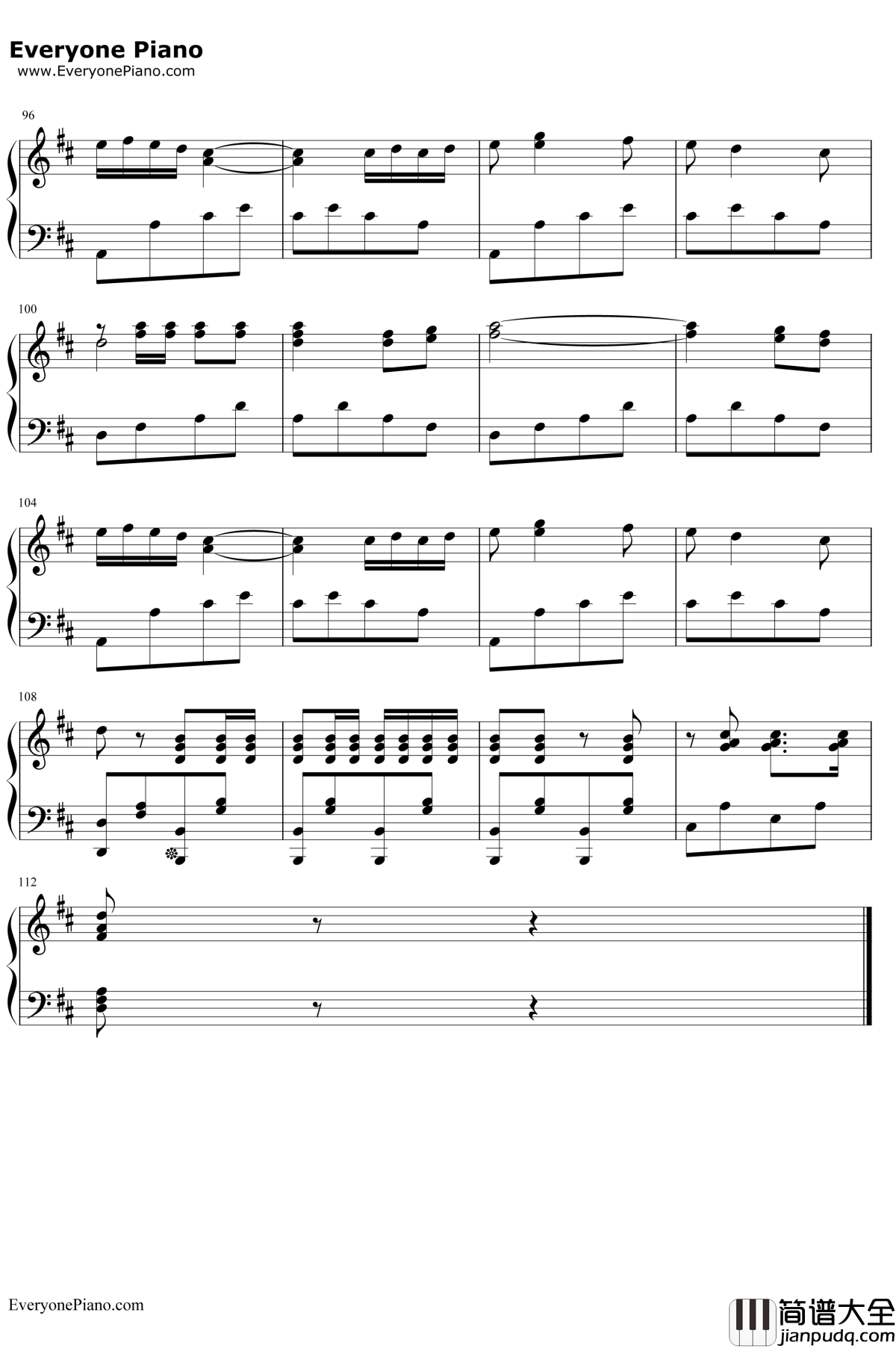 西班牙斗牛曲钢琴谱_未知