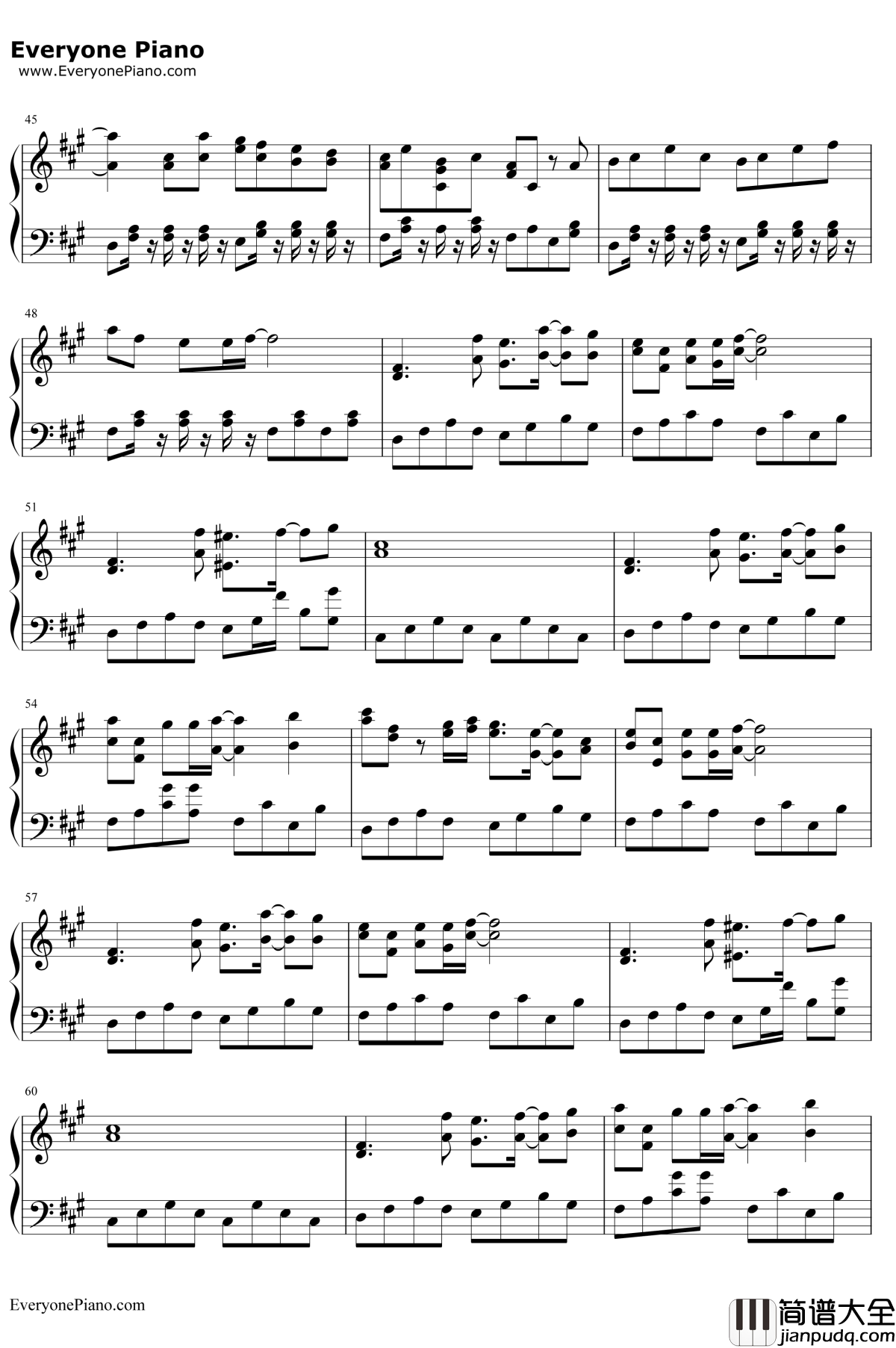 上海红茶馆～ChineseTea钢琴谱_东方Project_东方红魔乡BGM