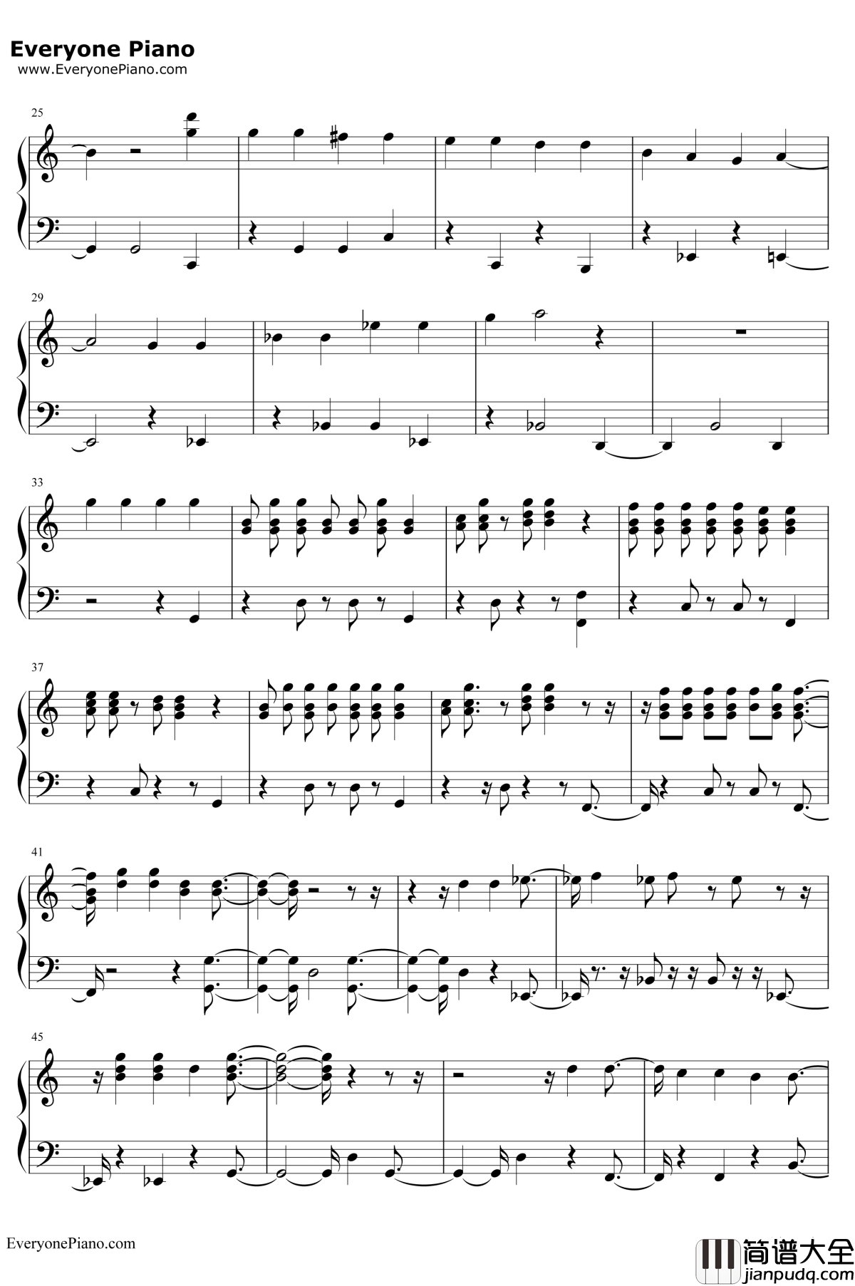 Remember_Me钢琴谱_MiguelNataliaLafourcade_寻梦环游记主题曲