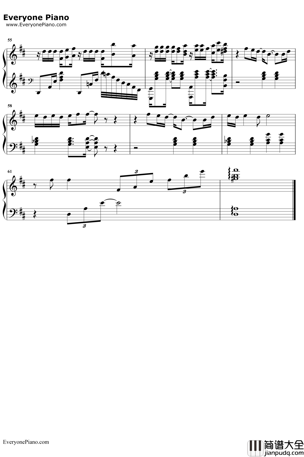 说散就散钢琴谱_袁娅维_华丽版_前任3：再见前任片尾曲