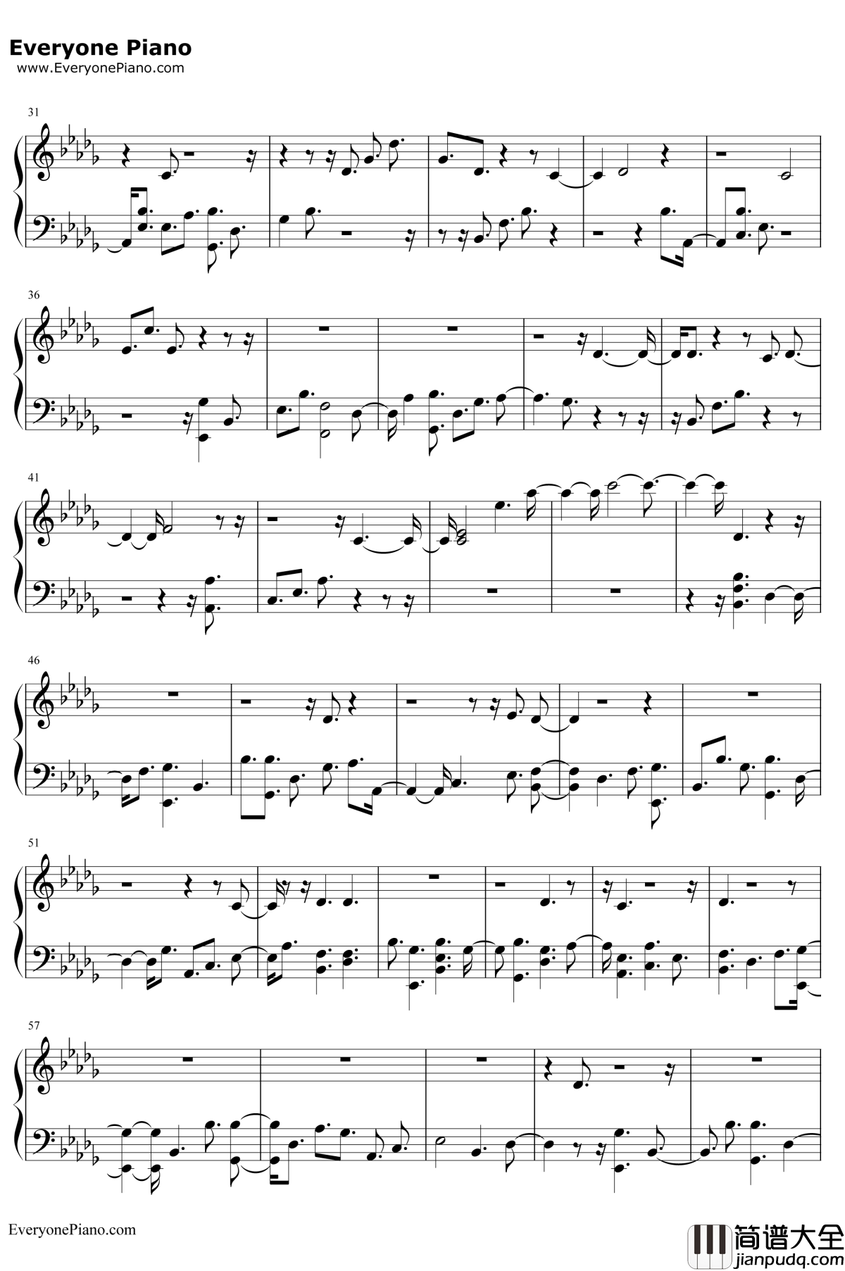 Is_Your_Love_Enough钢琴谱_LittleMix