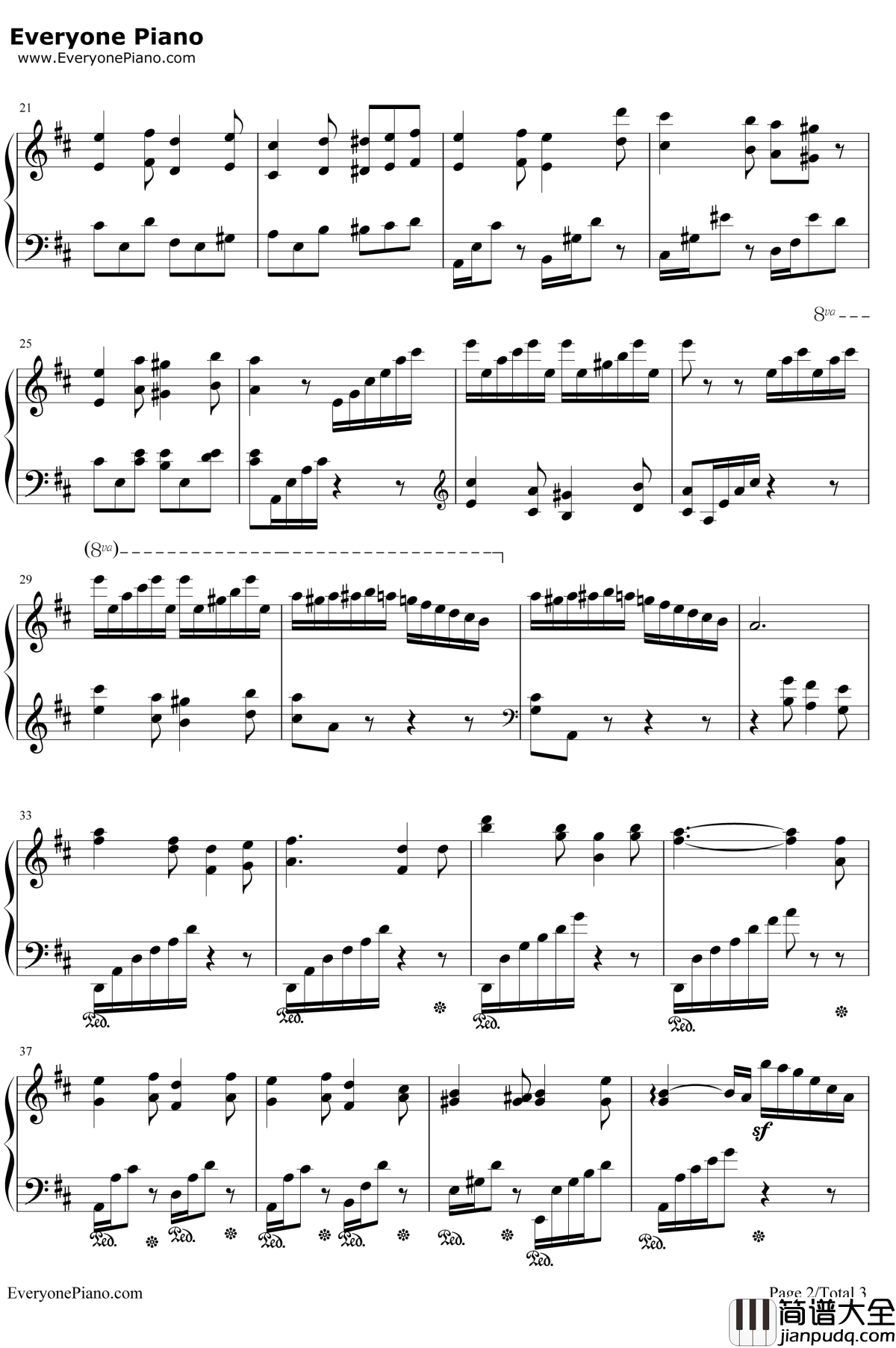 蝴蝶钢琴谱__默克尔