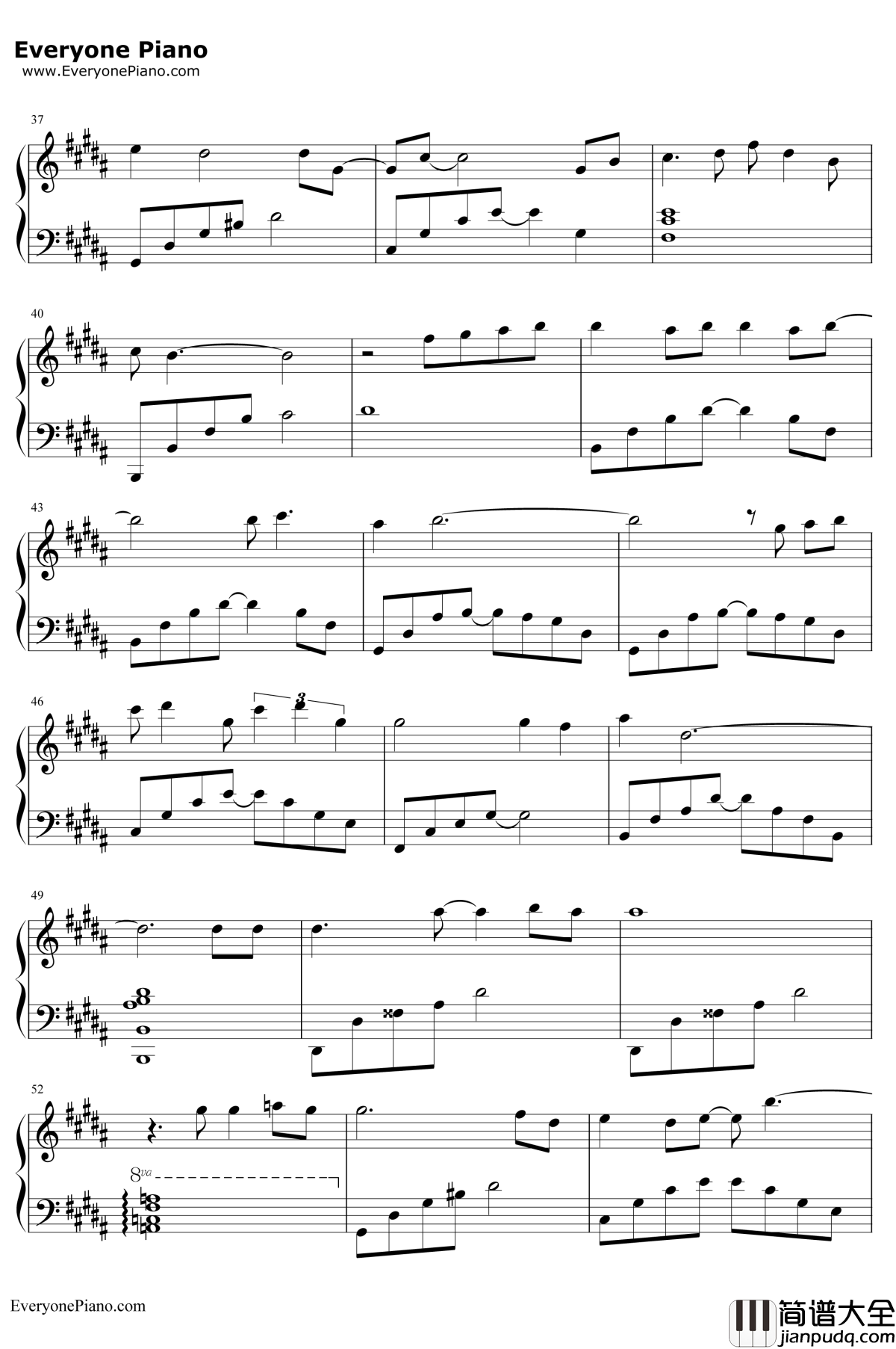 无问钢琴谱_毛不易_无问西东宣传曲