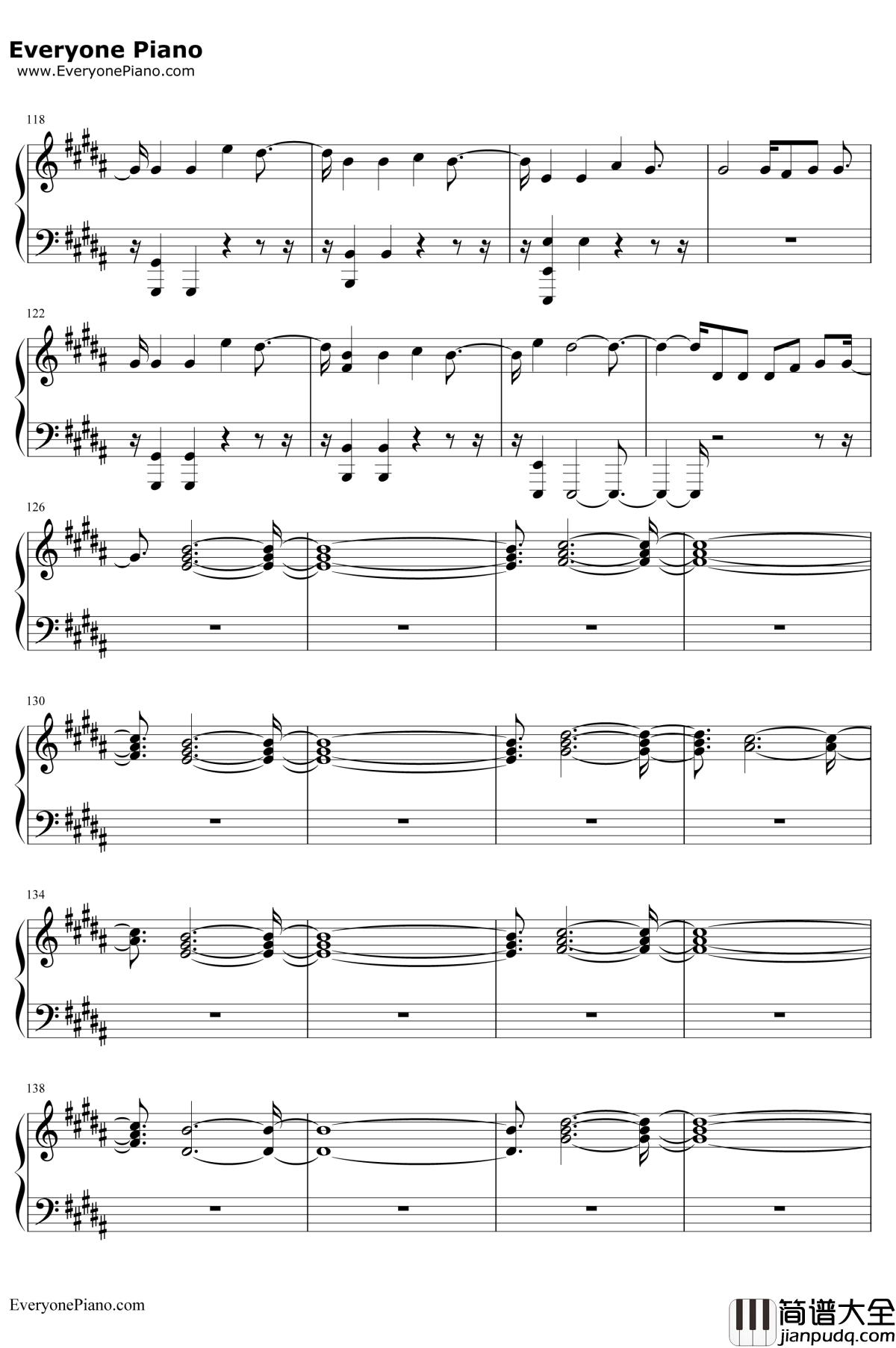 River钢琴谱_EminemEdSheeran