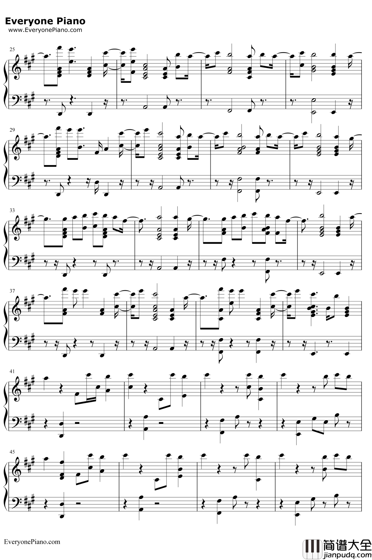 I_Know_You钢琴谱_CraigDavidBastille