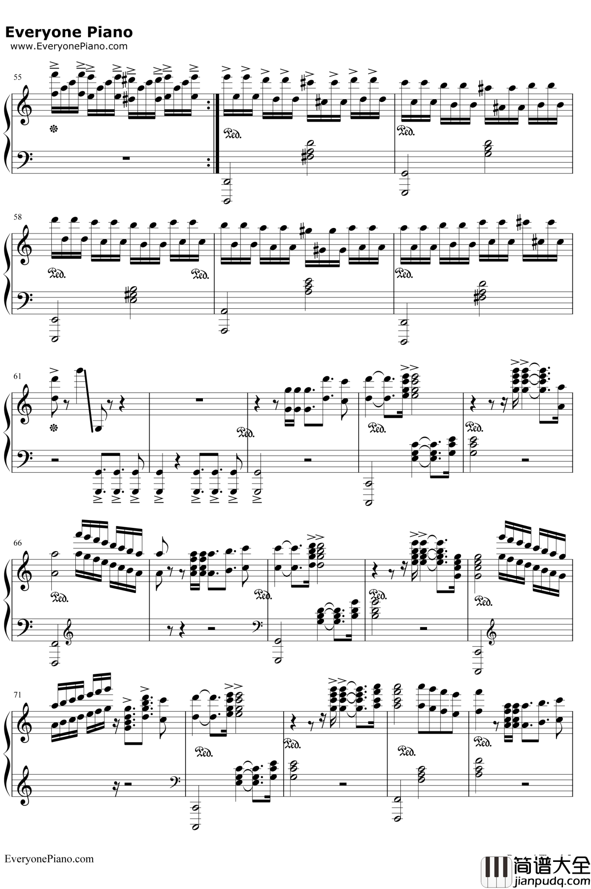 Wonderand钢琴谱__马克西姆