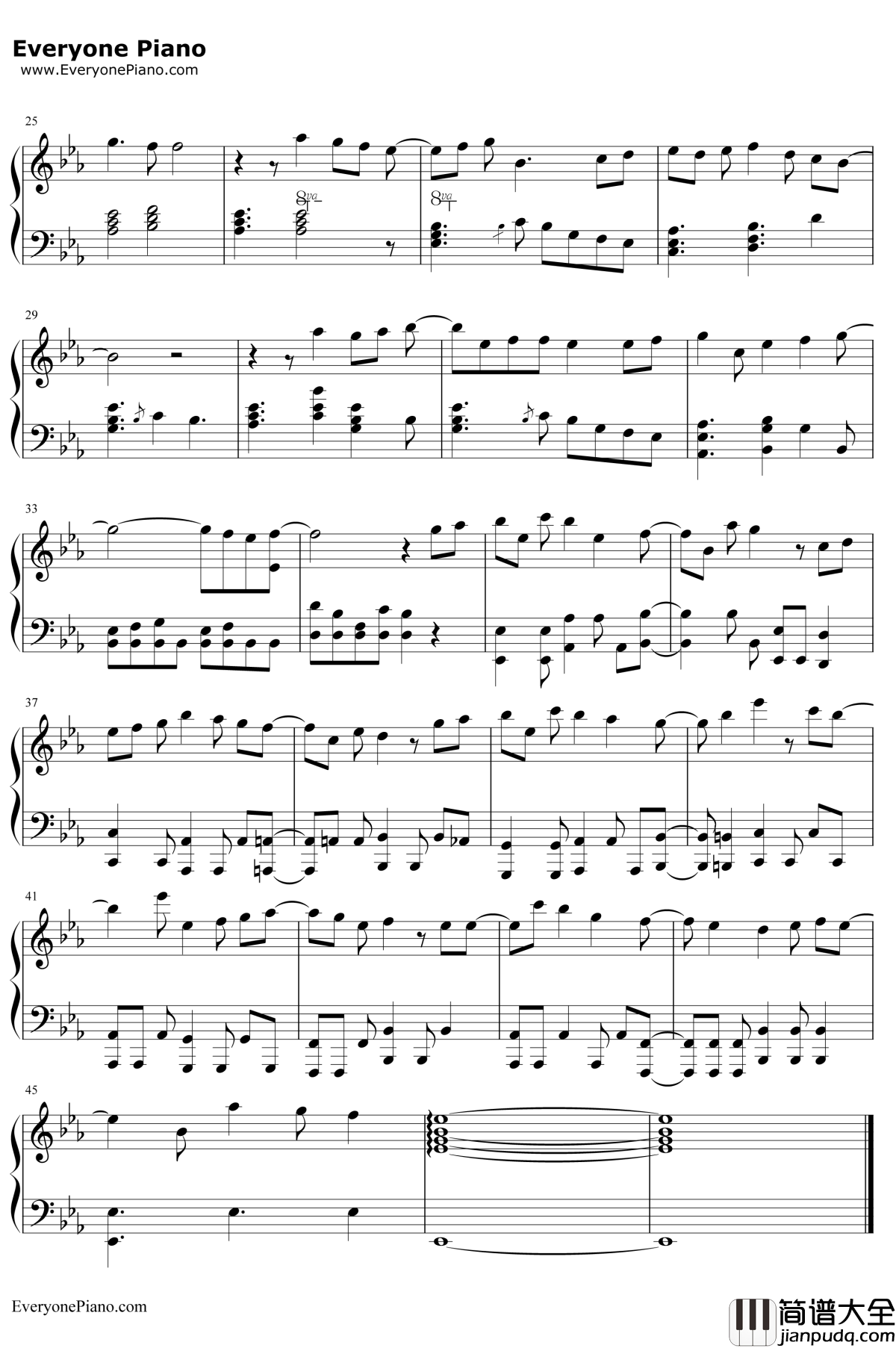 风の声を聴きながら钢琴谱_三月的Phantasia_SlowStartED