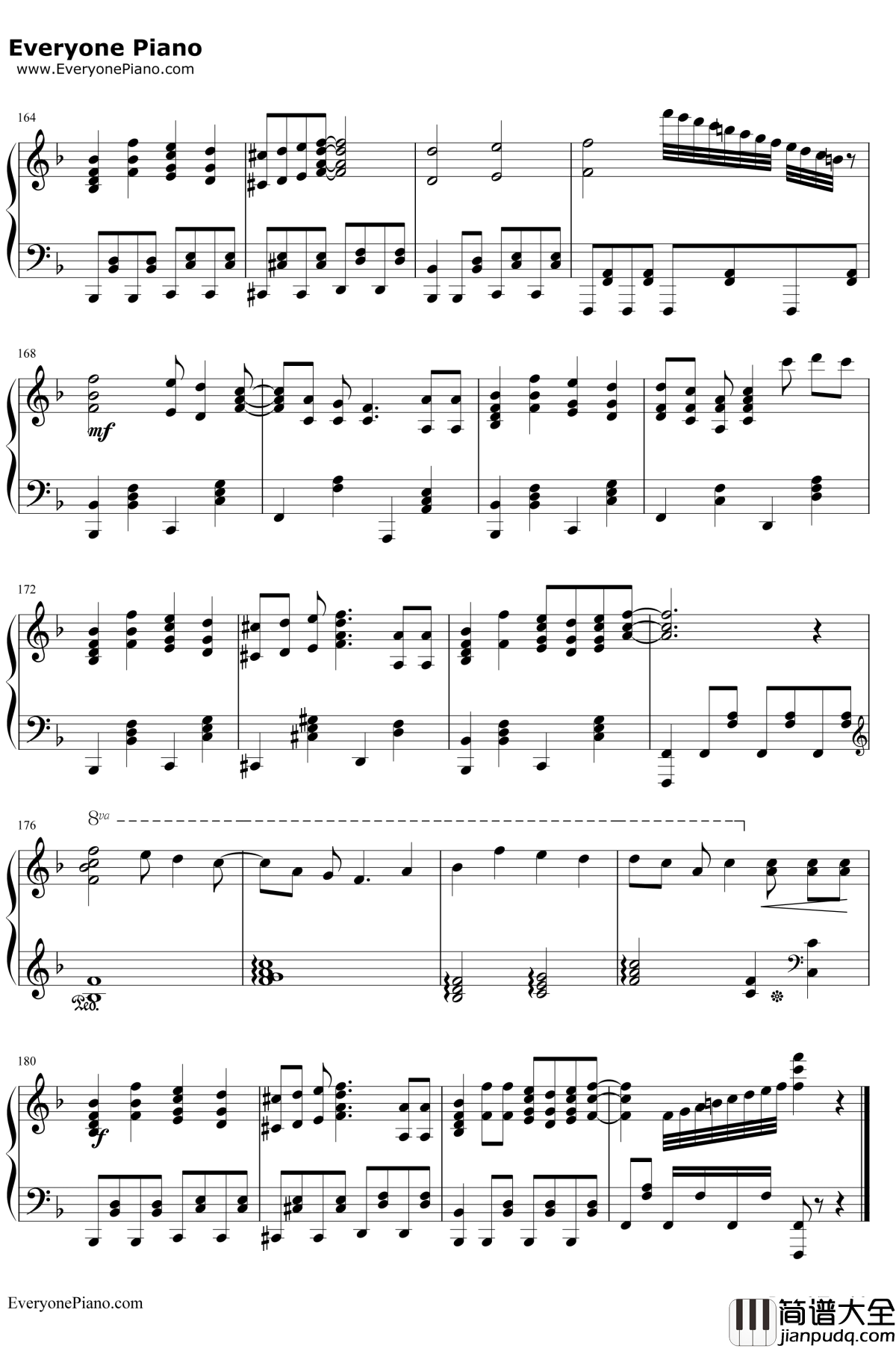 ノンファンタジー钢琴谱_LIP×LIP_无论何时我们的恋情都是10厘米OP