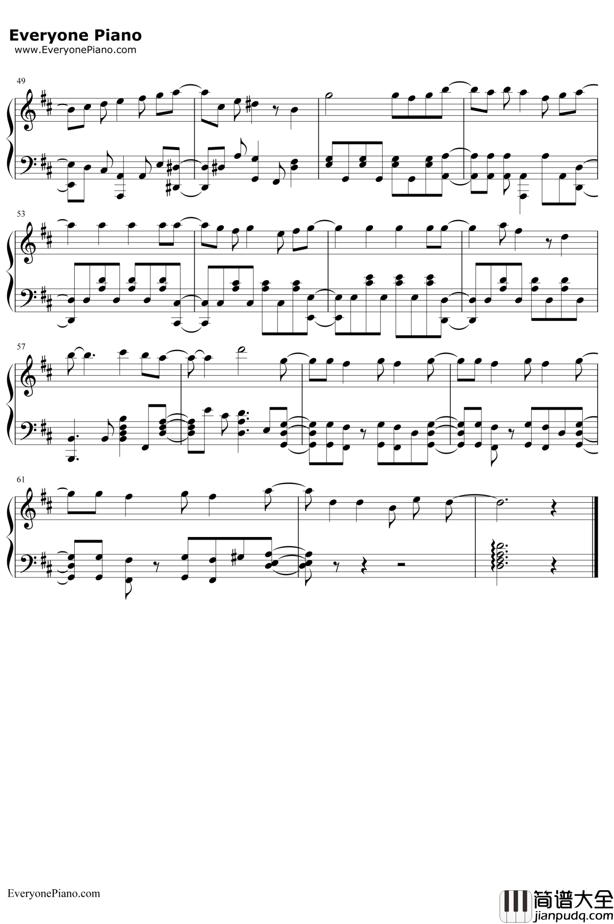 Nenene钢琴谱_STARTails☆_SlowStartOP