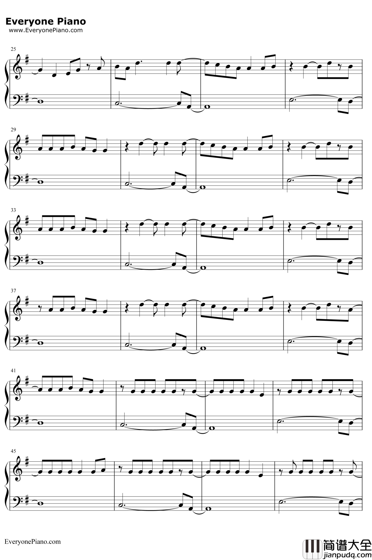 Domino钢琴谱__JessieJ