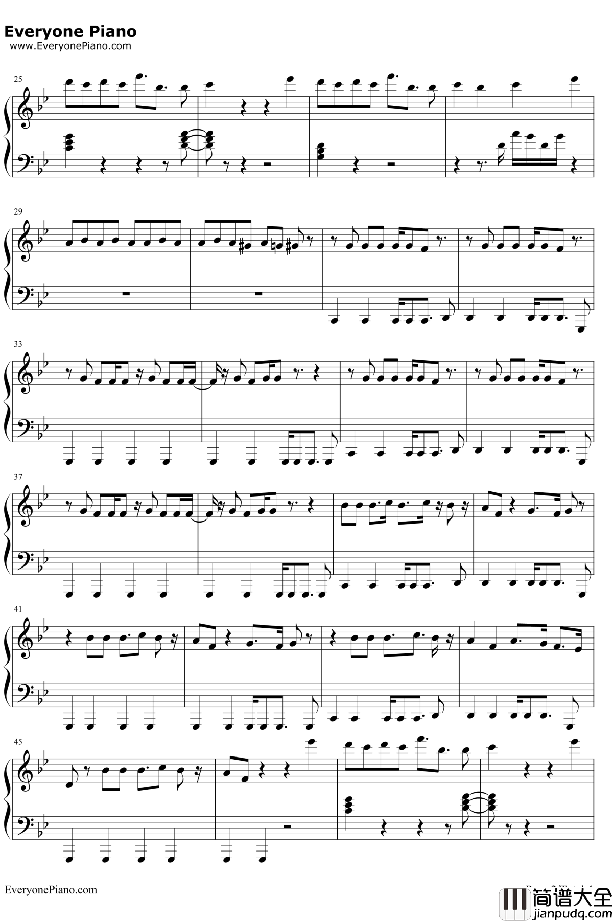 Disco_Tits钢琴谱_ToveLo