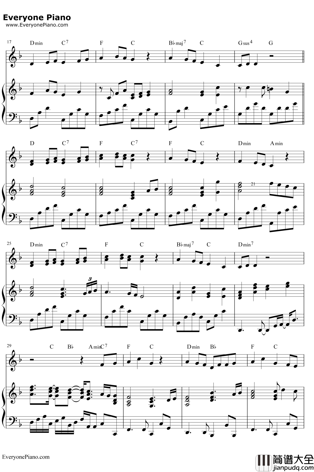 素敌だね钢琴谱_中野律纪（RIKKI）_最终幻想X主题曲