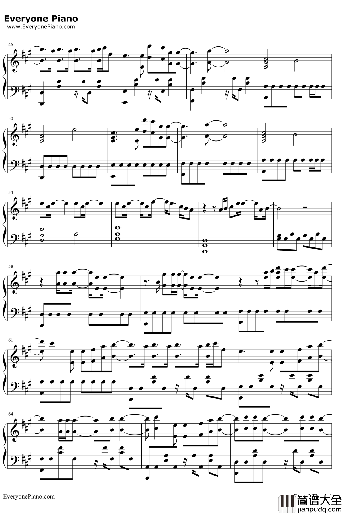 I钢琴谱__金泰妍