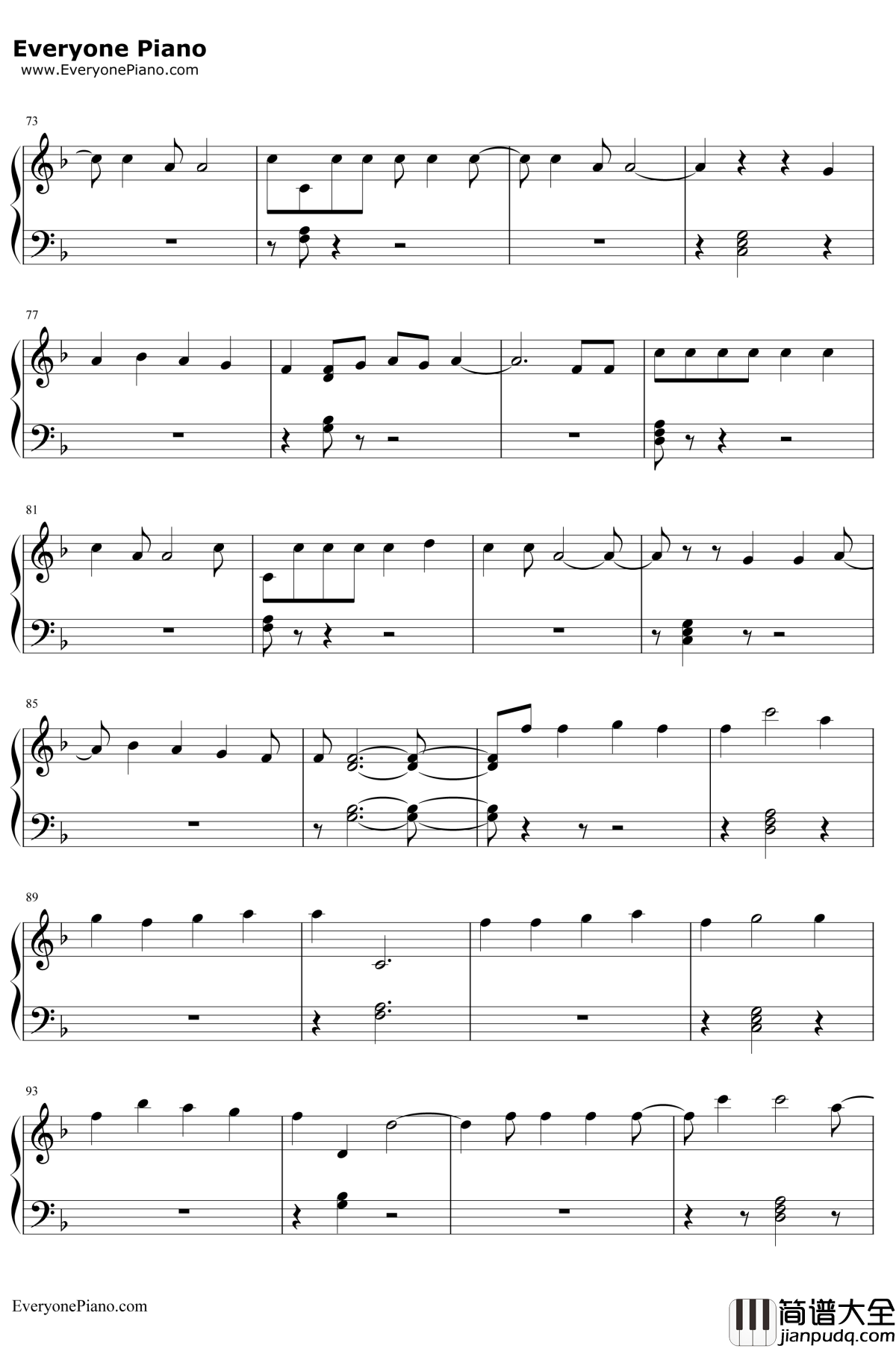 Too_Good_at_Goodbyes钢琴谱_SamSmith