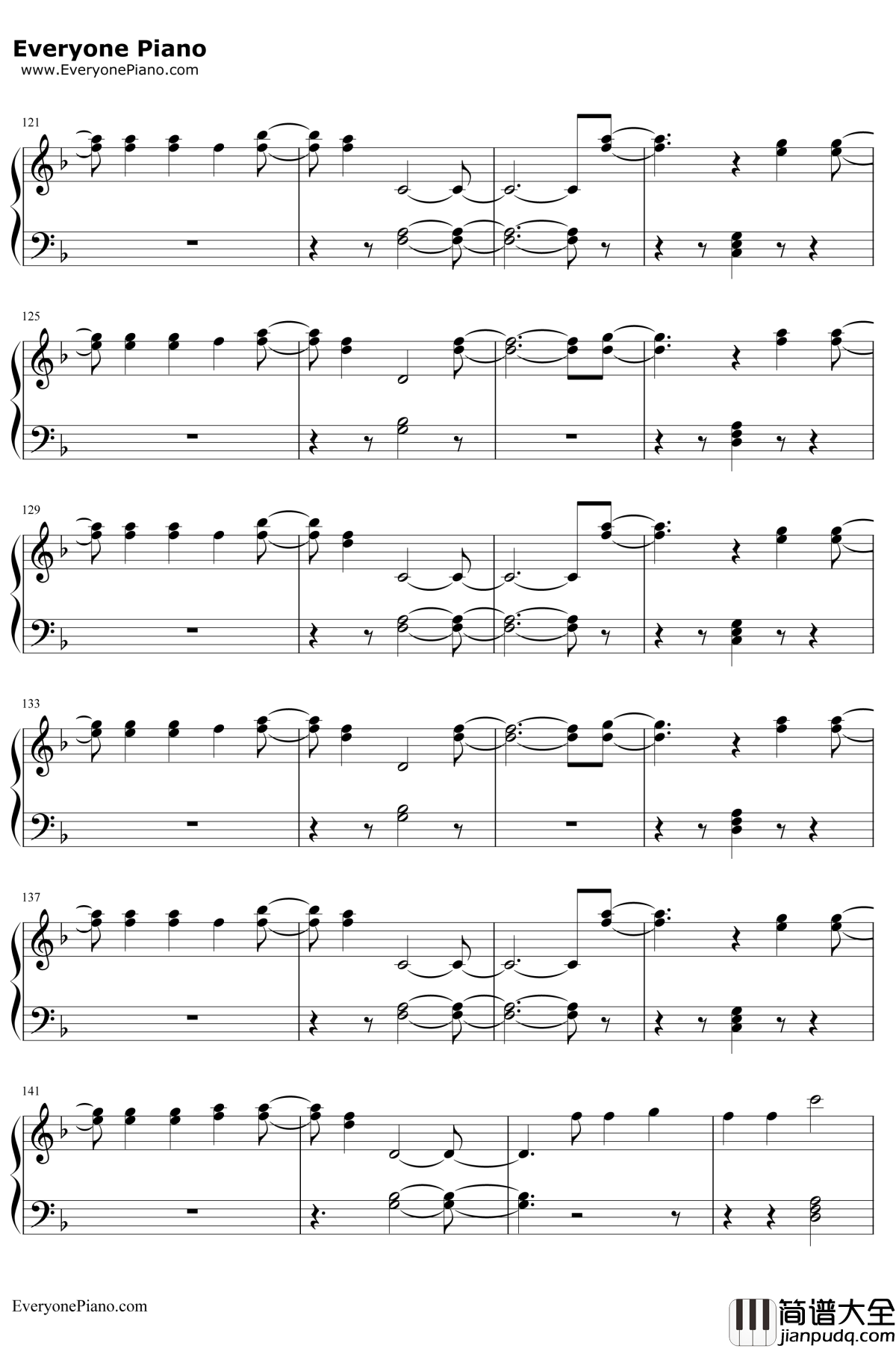 Too_Good_at_Goodbyes钢琴谱_SamSmith