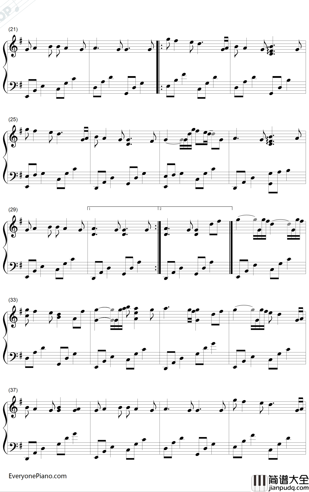 Beyond_the_Memory钢琴谱_July