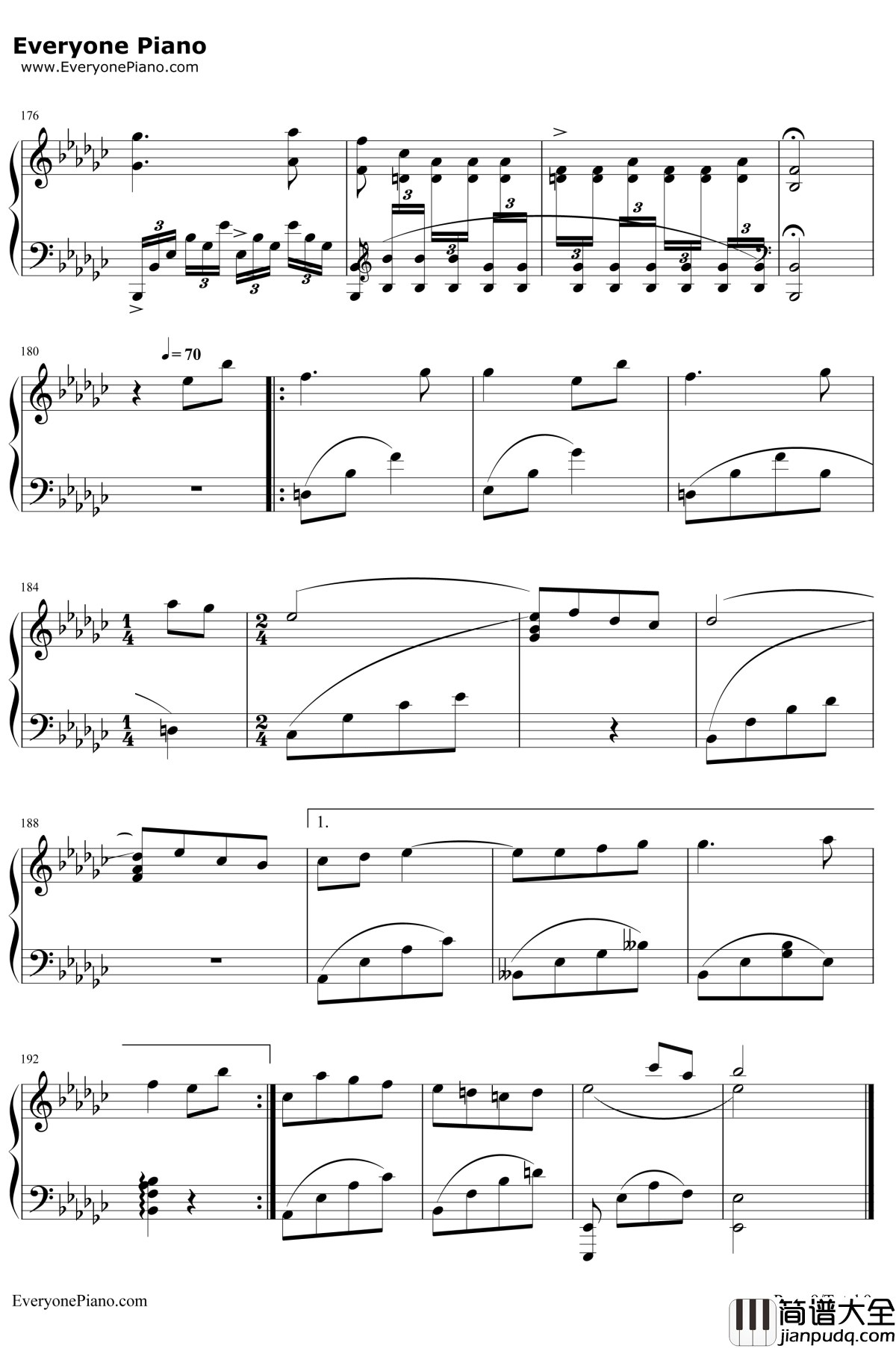 Lilium钢琴谱_小黑久美子