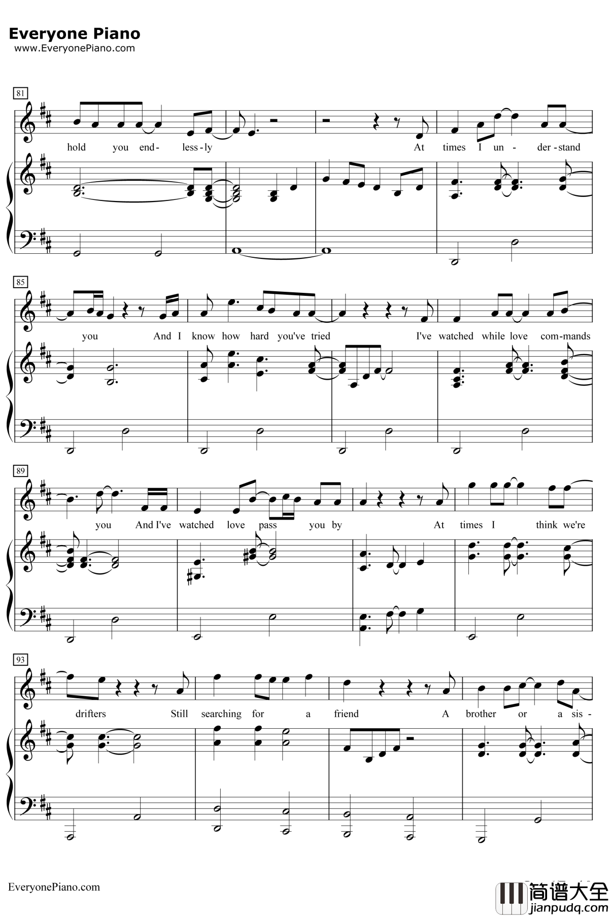 Some_times_When_We_Touch钢琴谱_DanHill