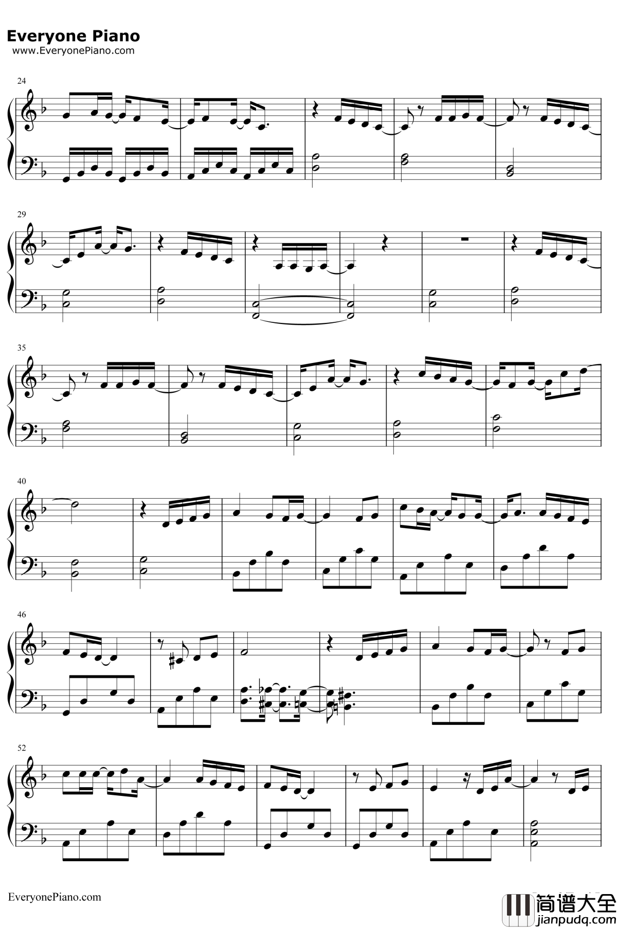 碧き願い钢琴谱_佐坂めぐみ