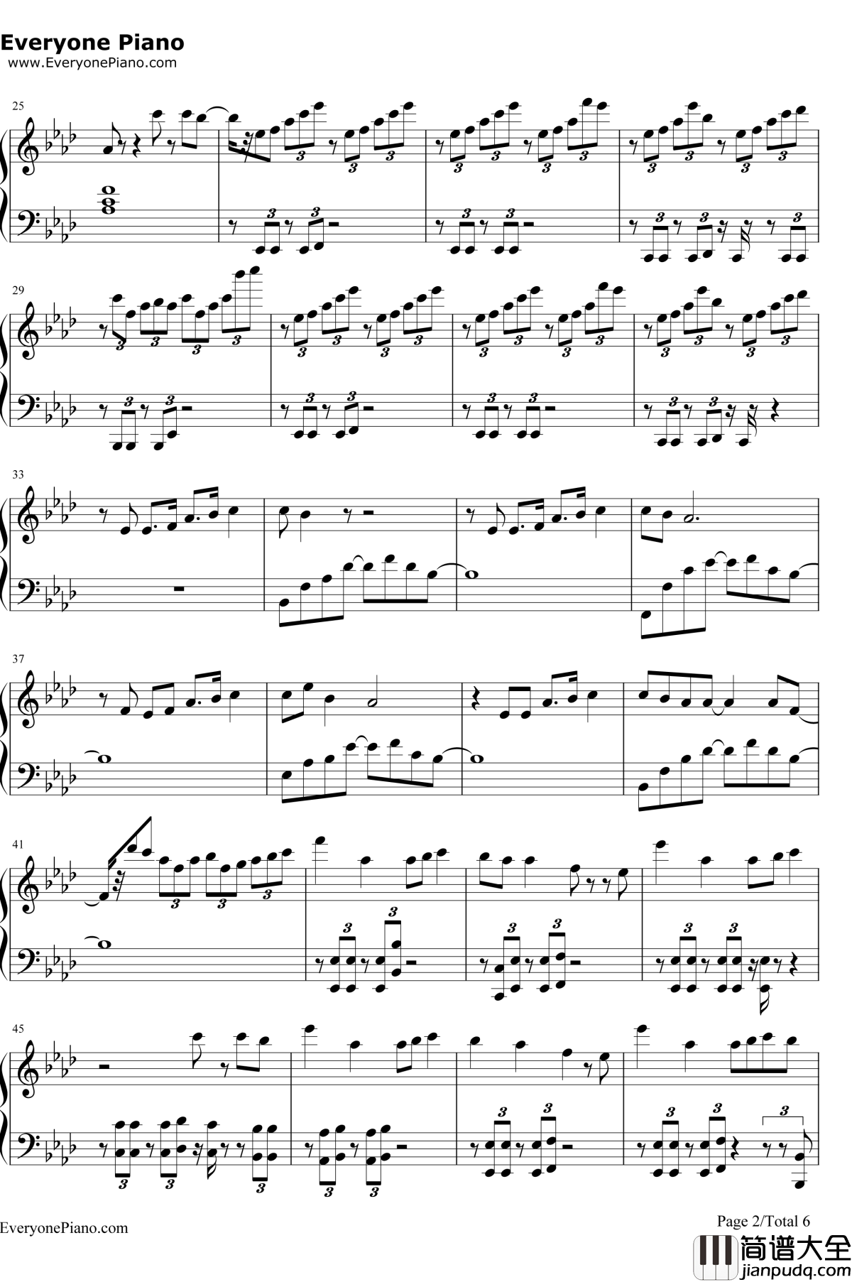 Latch钢琴谱_Disclosure_Sam_Smith