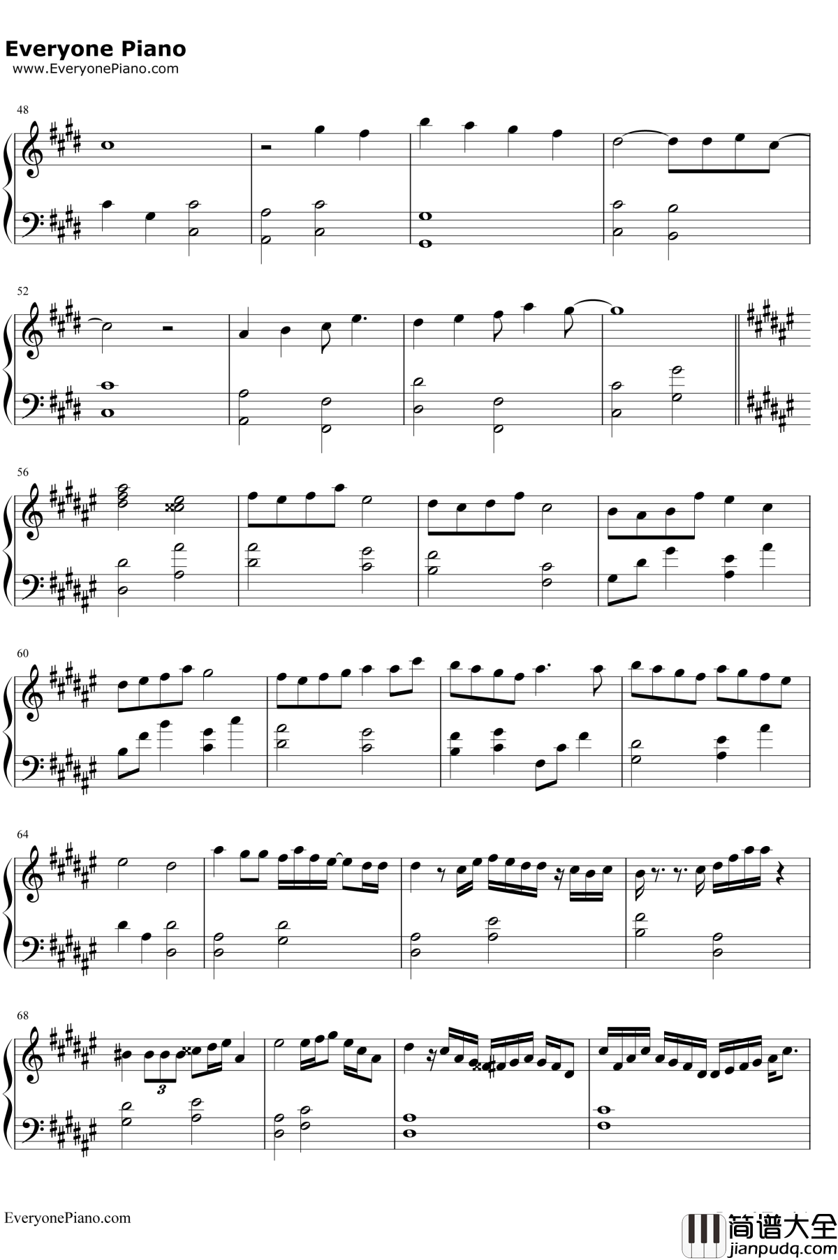 星の在り処钢琴谱_Falcom_Sound_Team_jdk