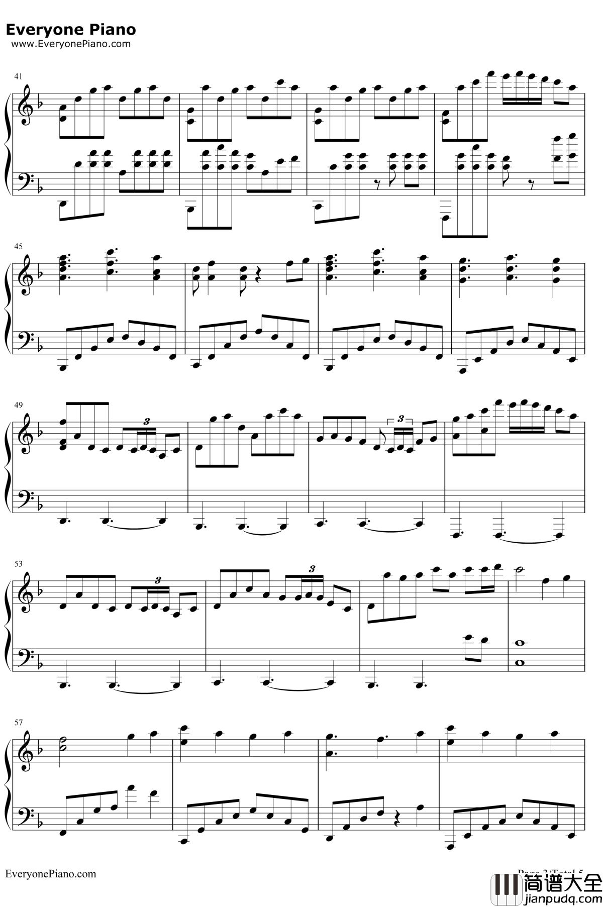 霜雪千年钢琴谱_洛天依/乐正绫