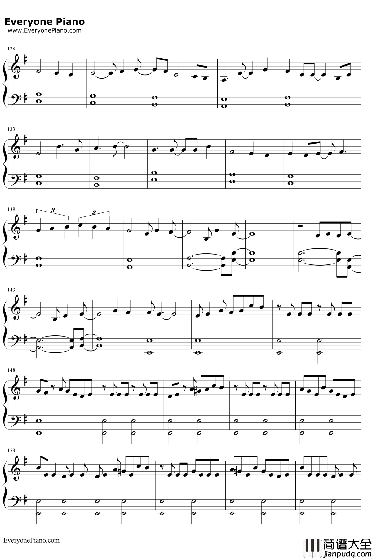 嘆きのリフレイン钢琴谱_末廣優里