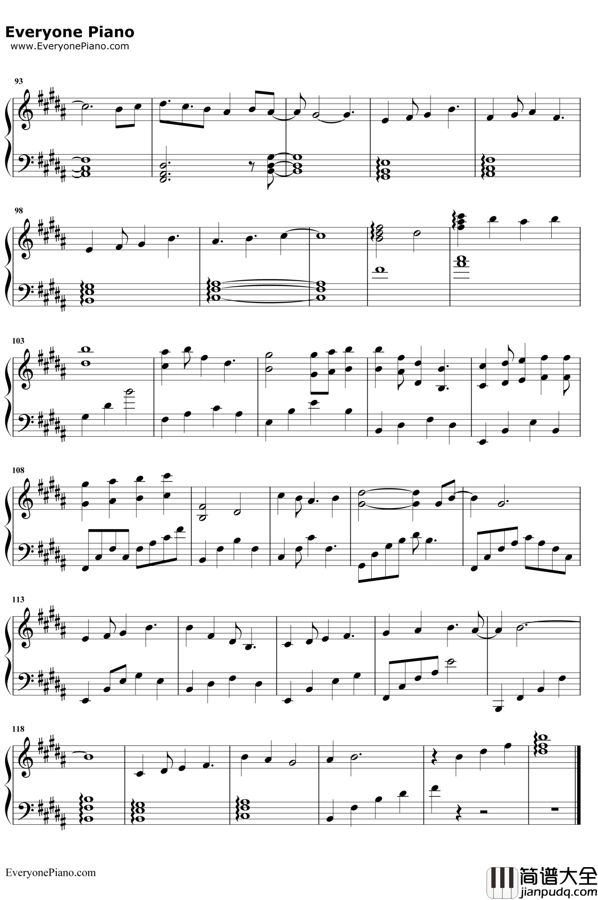 是梦吧钢琴谱_胡一天