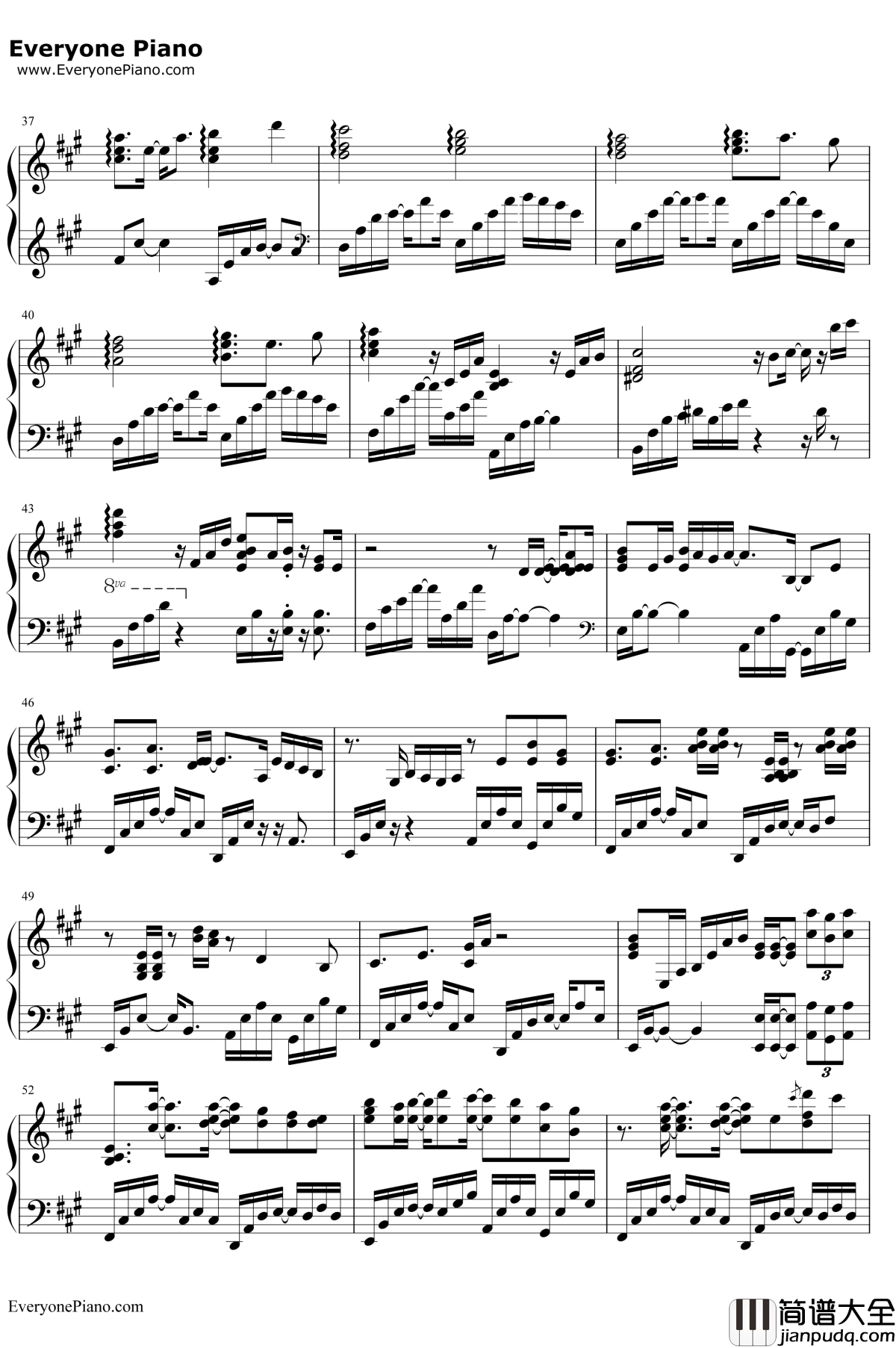 只为与你相见钢琴谱_赵忠楠