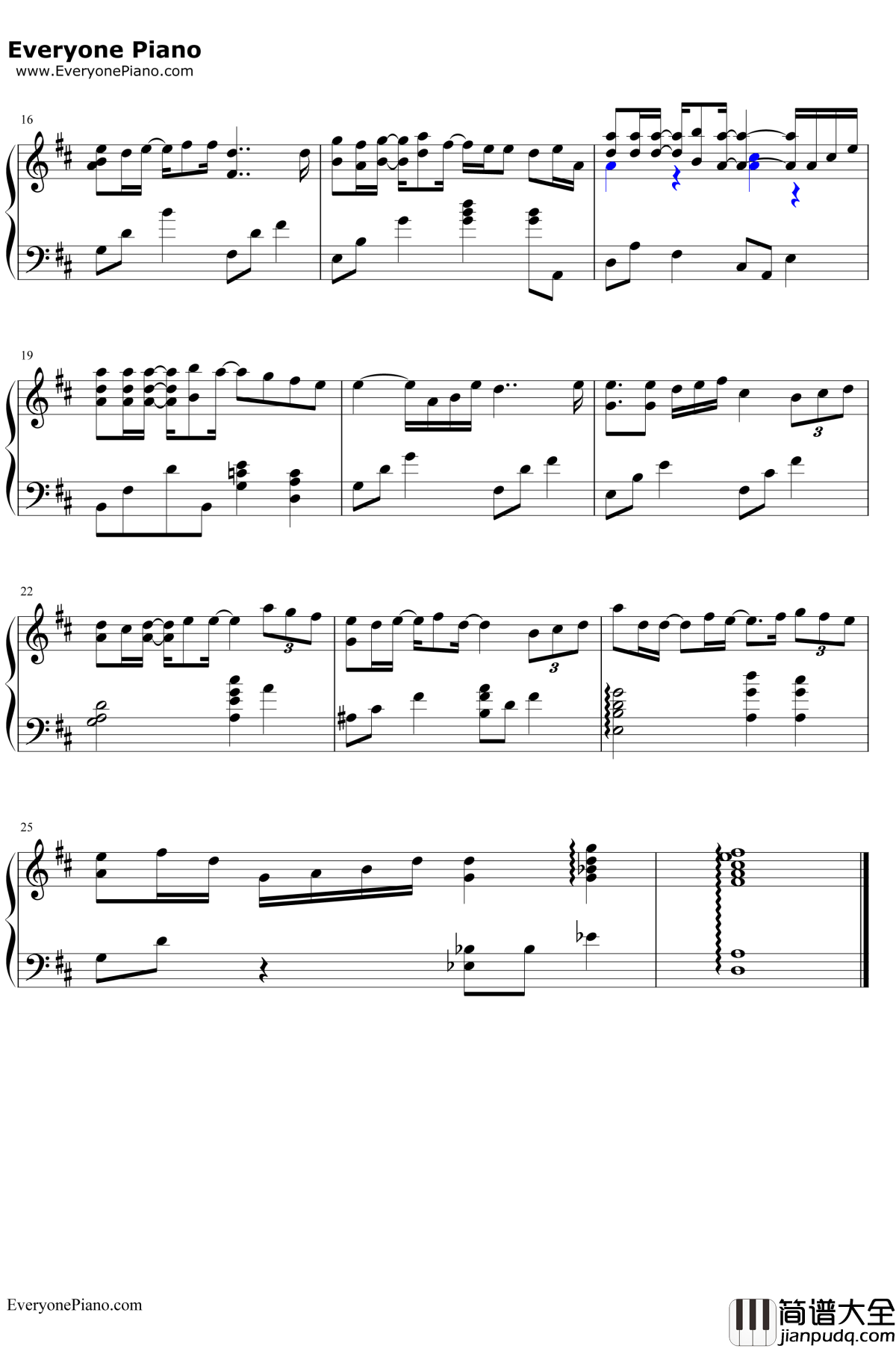 Little_Wing钢琴谱_榊原ゆい