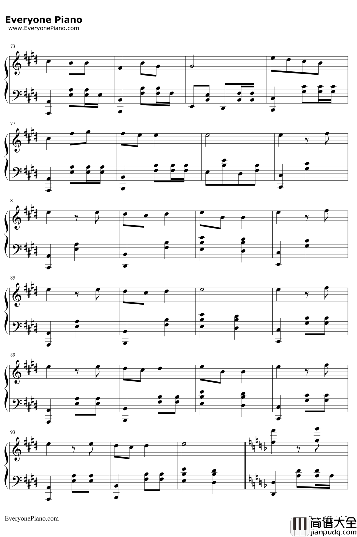 PLANET_钢琴谱_ラムジ