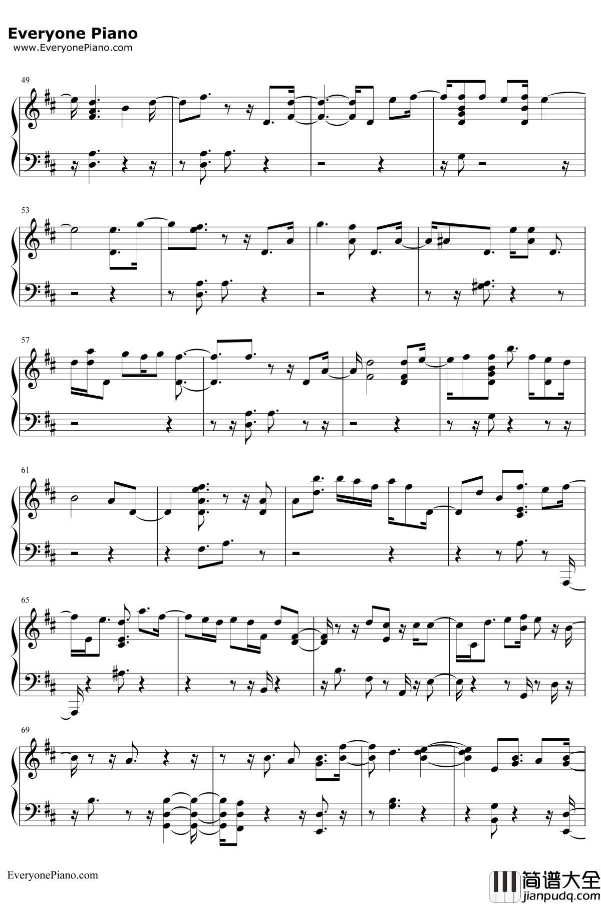 If_You_Leave_Me_Now钢琴谱_Charlie_Puth