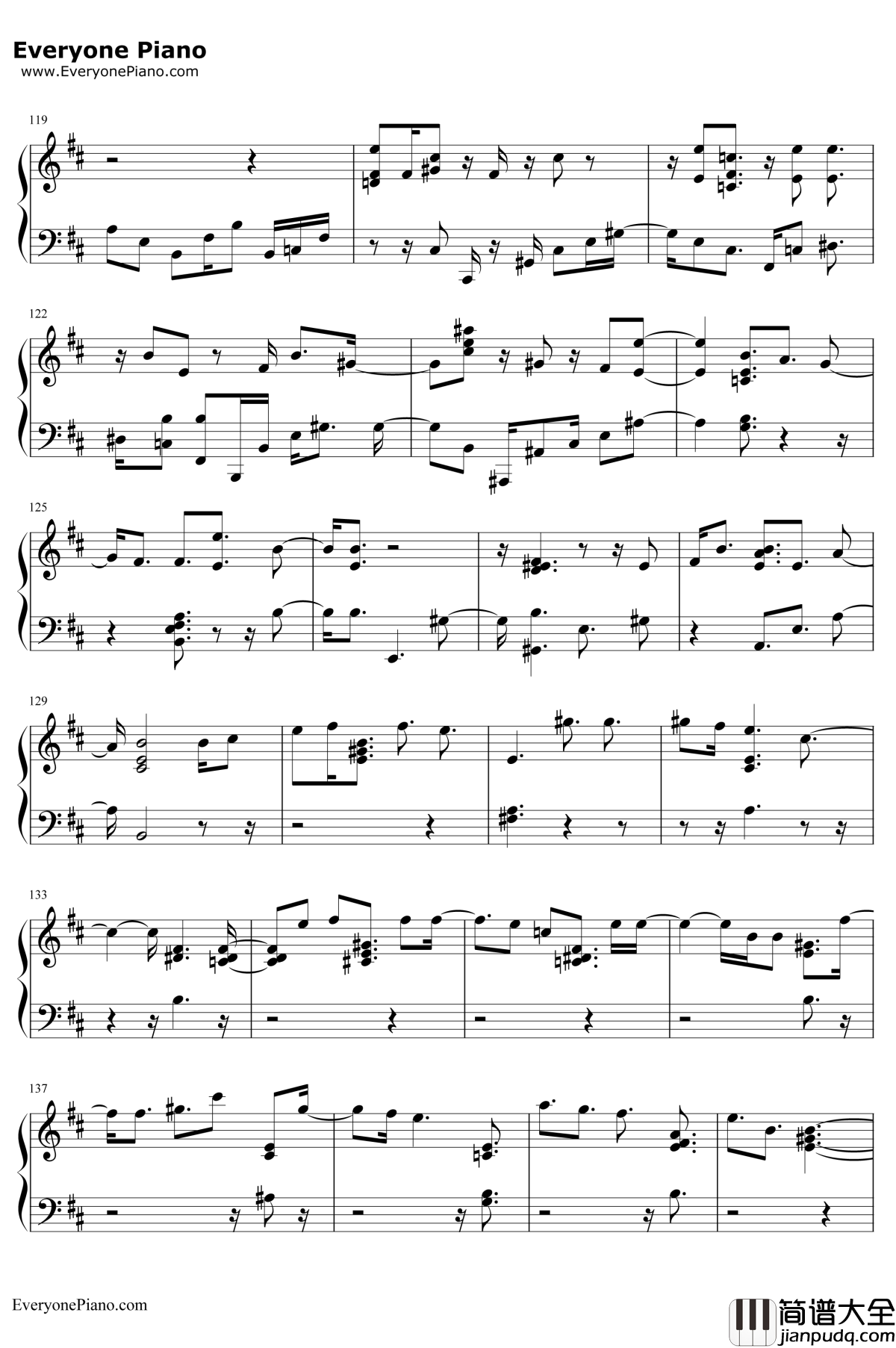 If_You_Leave_Me_Now钢琴谱_Charlie_Puth