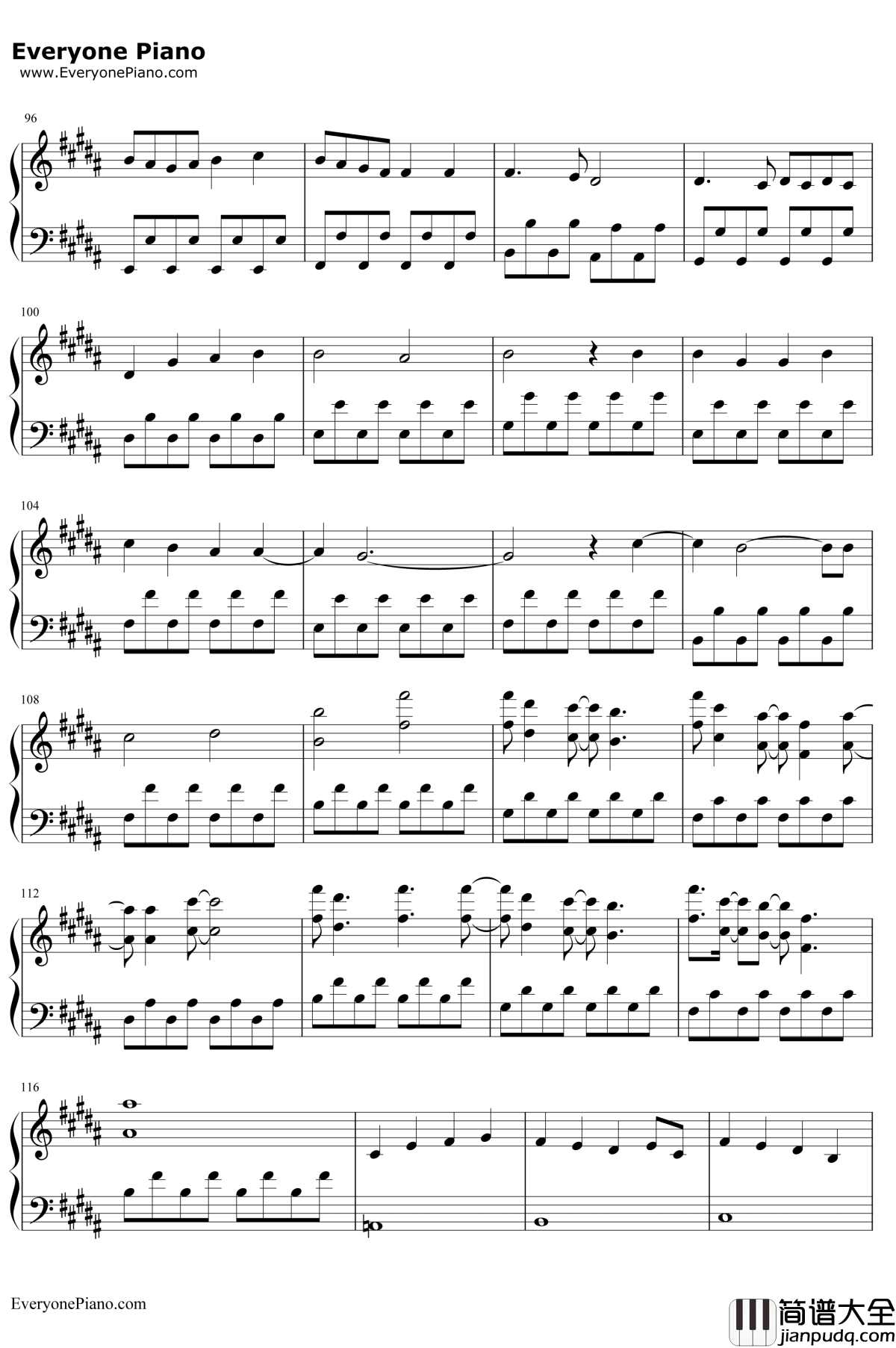 月と花束钢琴谱_さユり