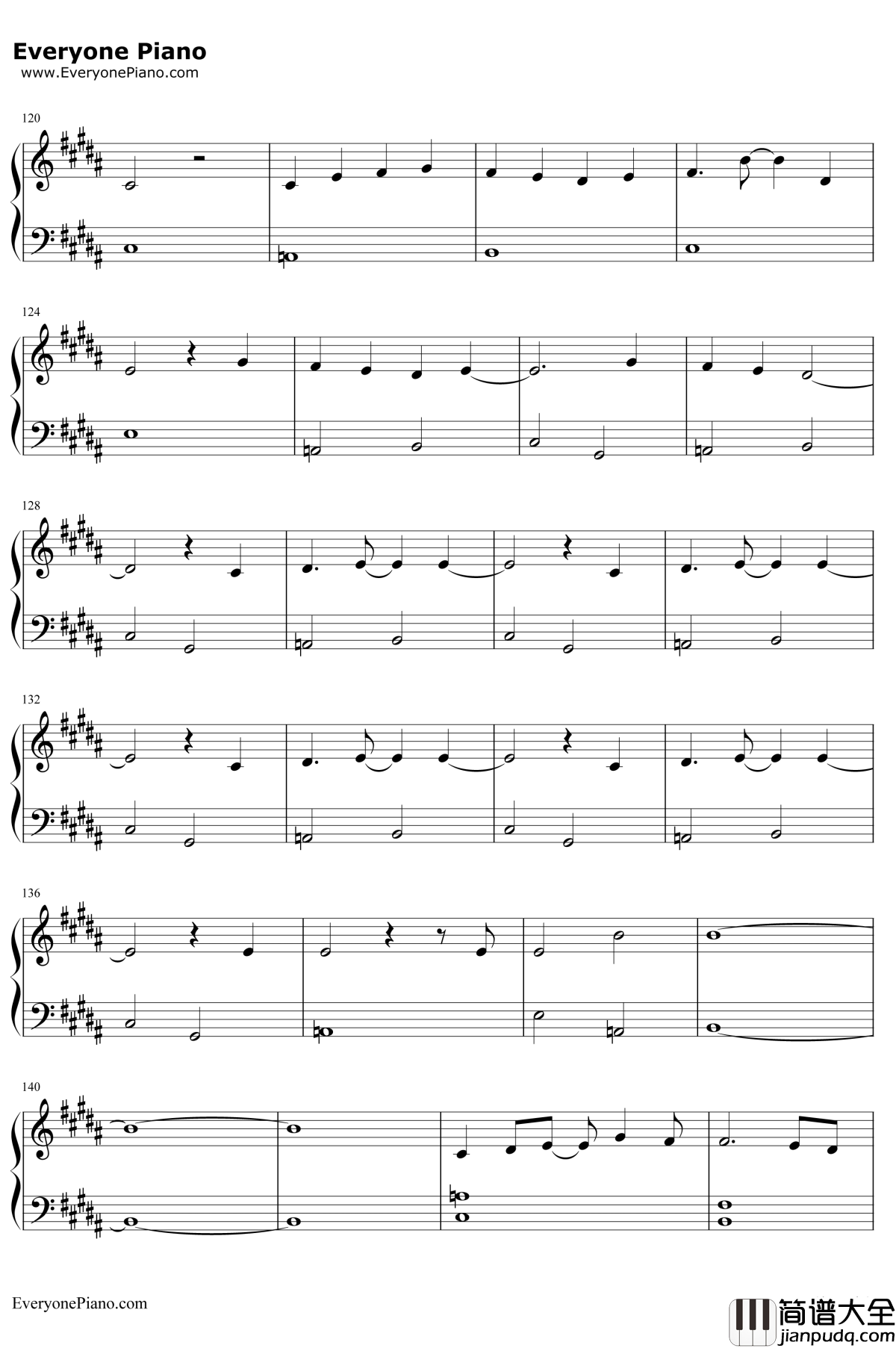 月と花束钢琴谱_さユり