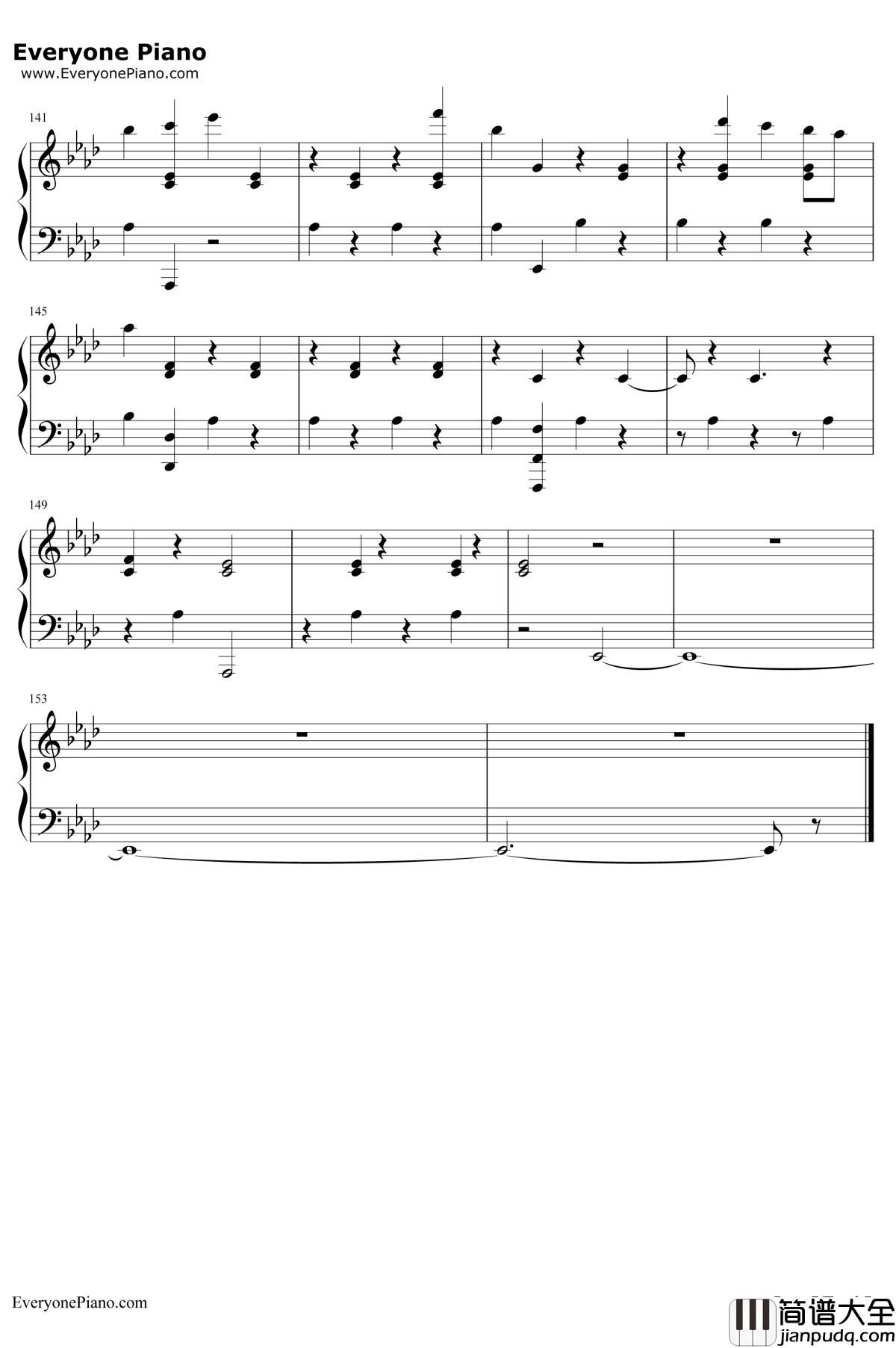 Something's_Gotta_Give钢琴谱_Camila_Cabello